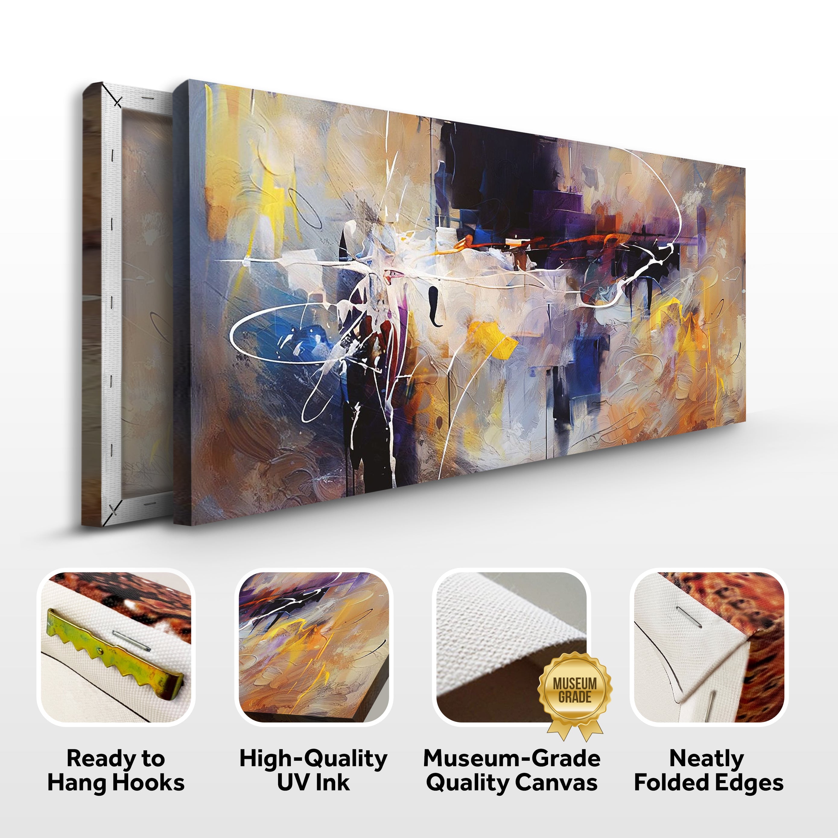 Canvas Print: "Colorplay Symphony" on sale at MyriadMart