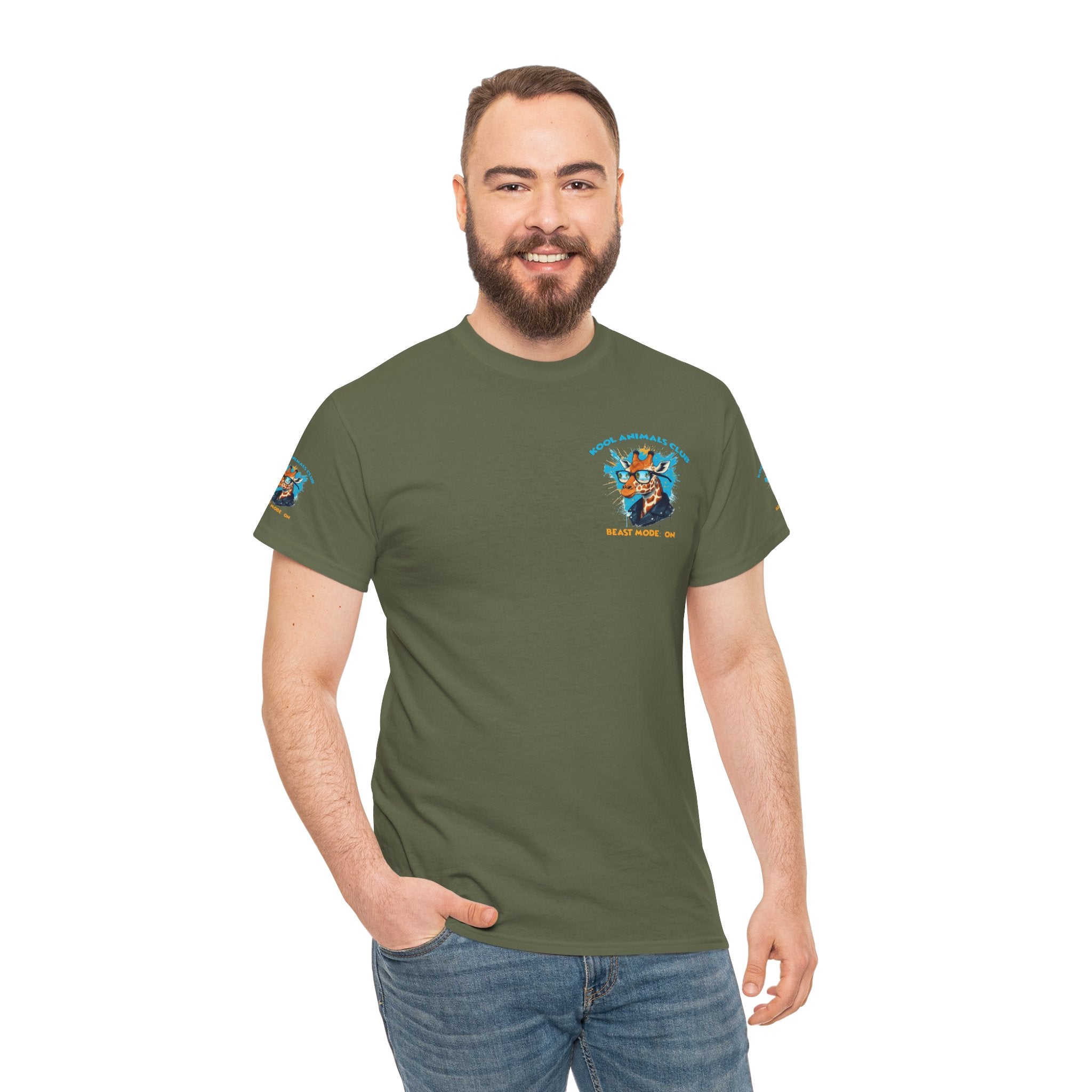 Kool Animals Club Tee, Unisex Graphic T-Shirt, Fun Animal Apparel, Casual Wear, Unique Gift for Animal Lovers on sale at MyriadMart