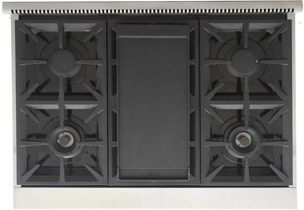 Kucht 36" Freestanding Professional Gas Range Liquid Propane KFX3600X/LP-S on sale at MyriadMart