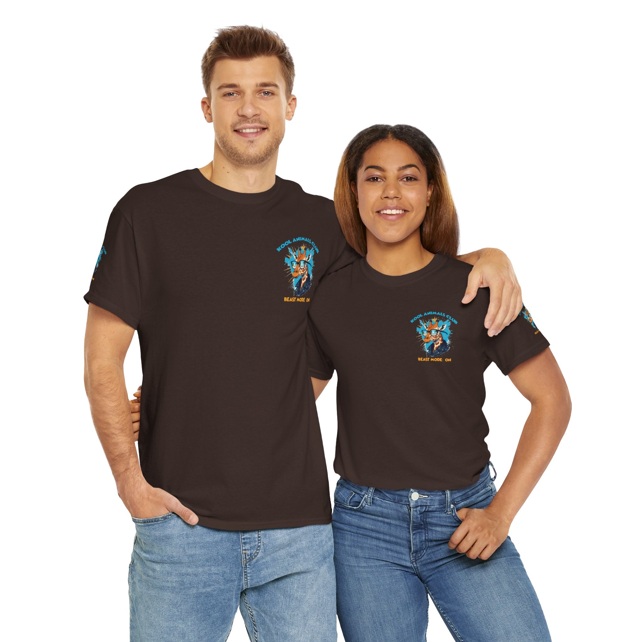 Kool Animals Club Tee, Unisex Graphic T-Shirt, Fun Animal Apparel, Casual Wear, Unique Gift for Animal Lovers on sale at MyriadMart