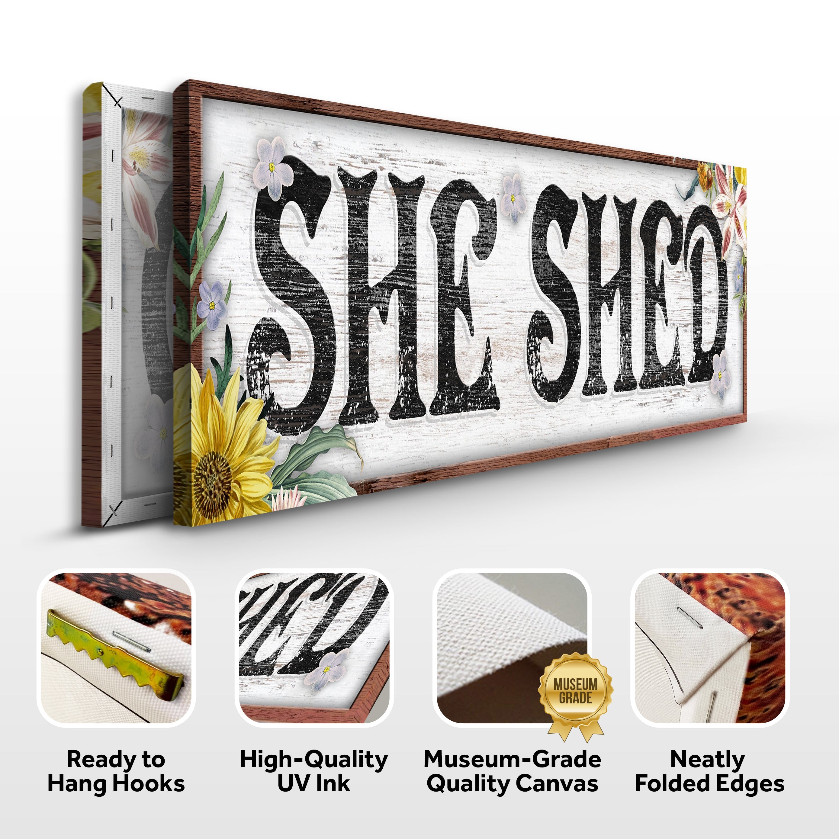 Personalized She Shed Sign III on sale at MyriadMart