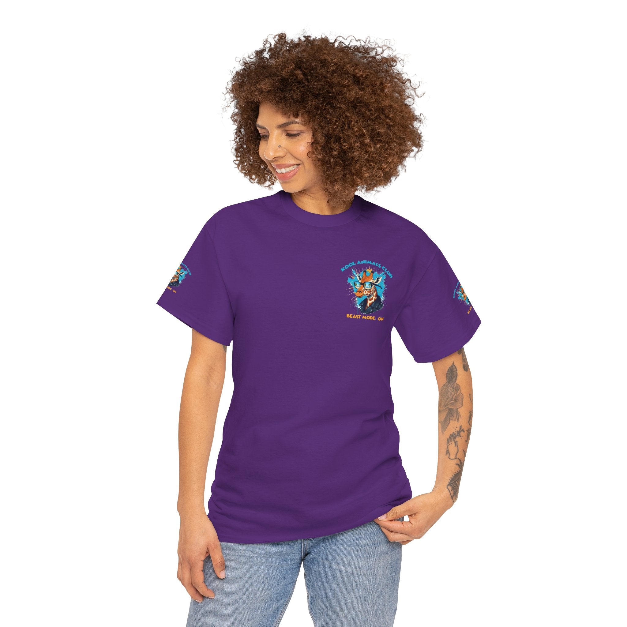 Kool Animals Club Tee, Unisex Graphic T-Shirt, Fun Animal Apparel, Casual Wear, Unique Gift for Animal Lovers on sale at MyriadMart