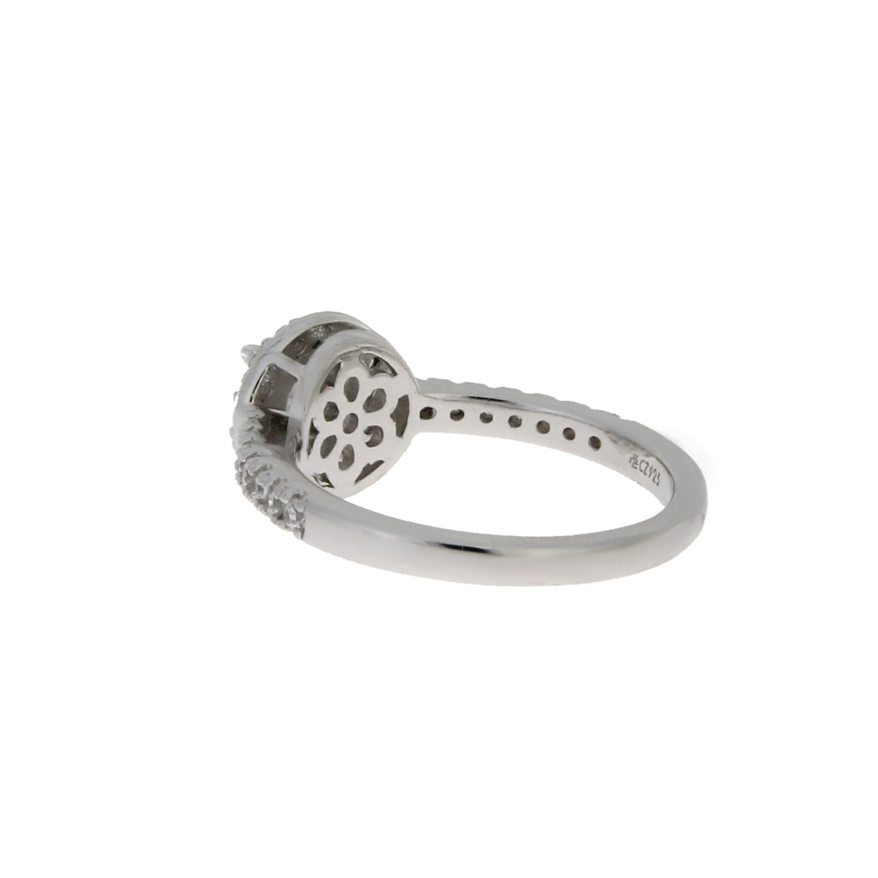 Cubic Zirconium Ring Sterling Silver on sale at MyriadMart