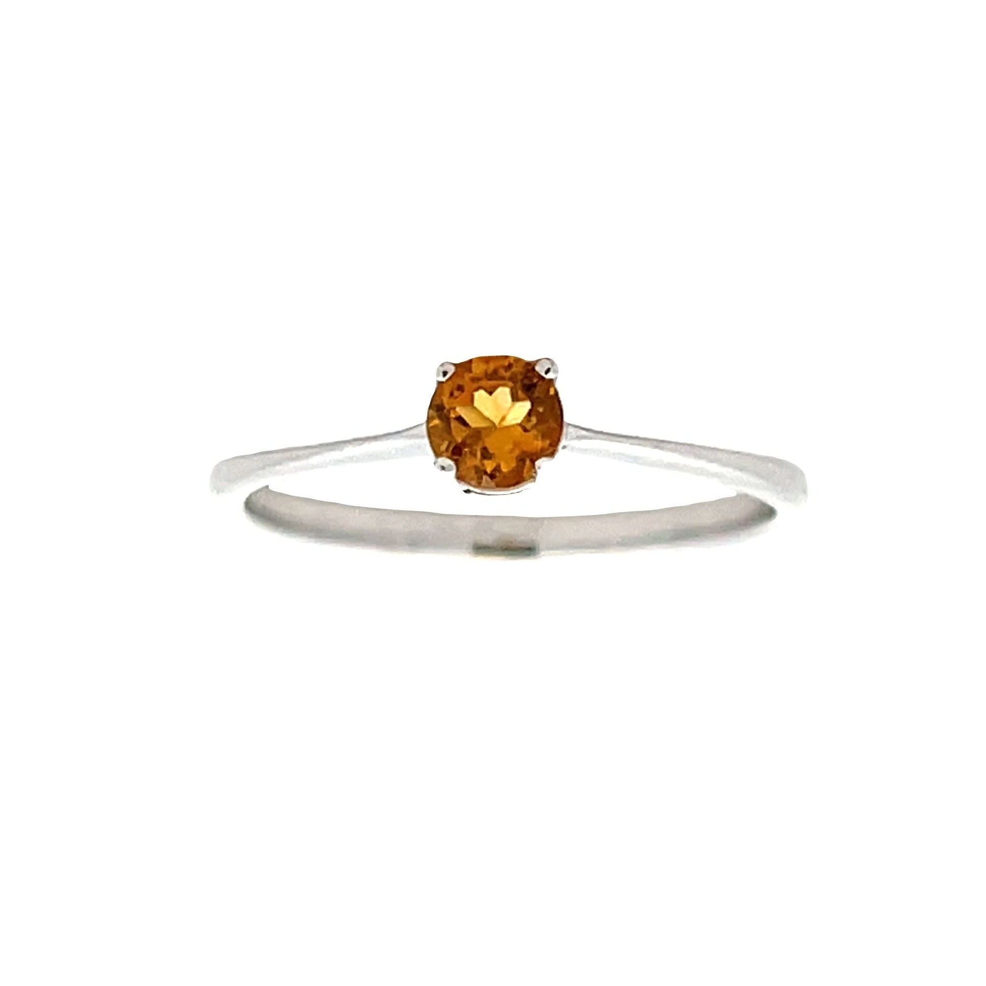 Genuine .20ct Citrine Ring Sterling Silver on sale at MyriadMart