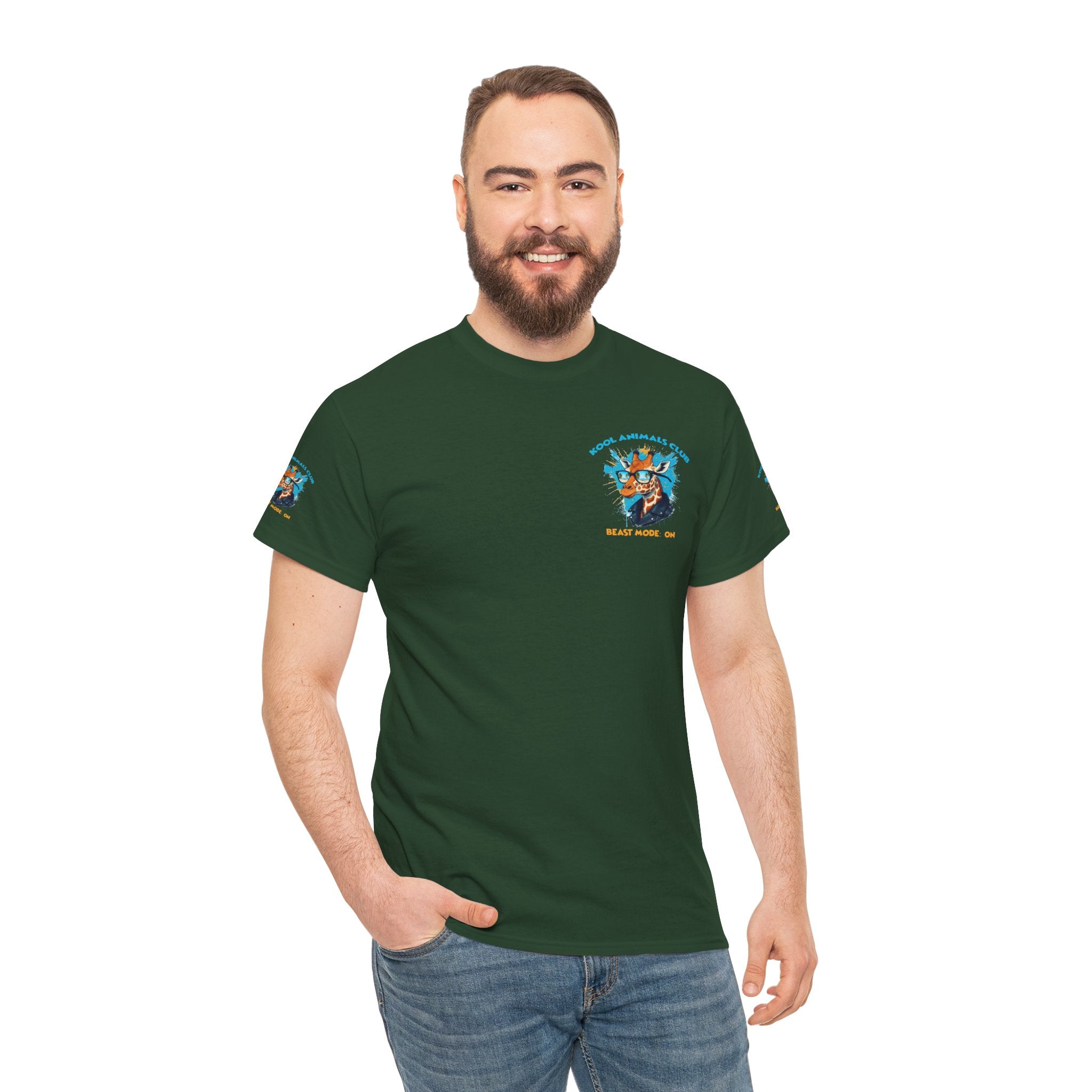Kool Animals Club Tee, Unisex Graphic T-Shirt, Fun Animal Apparel, Casual Wear, Unique Gift for Animal Lovers on sale at MyriadMart