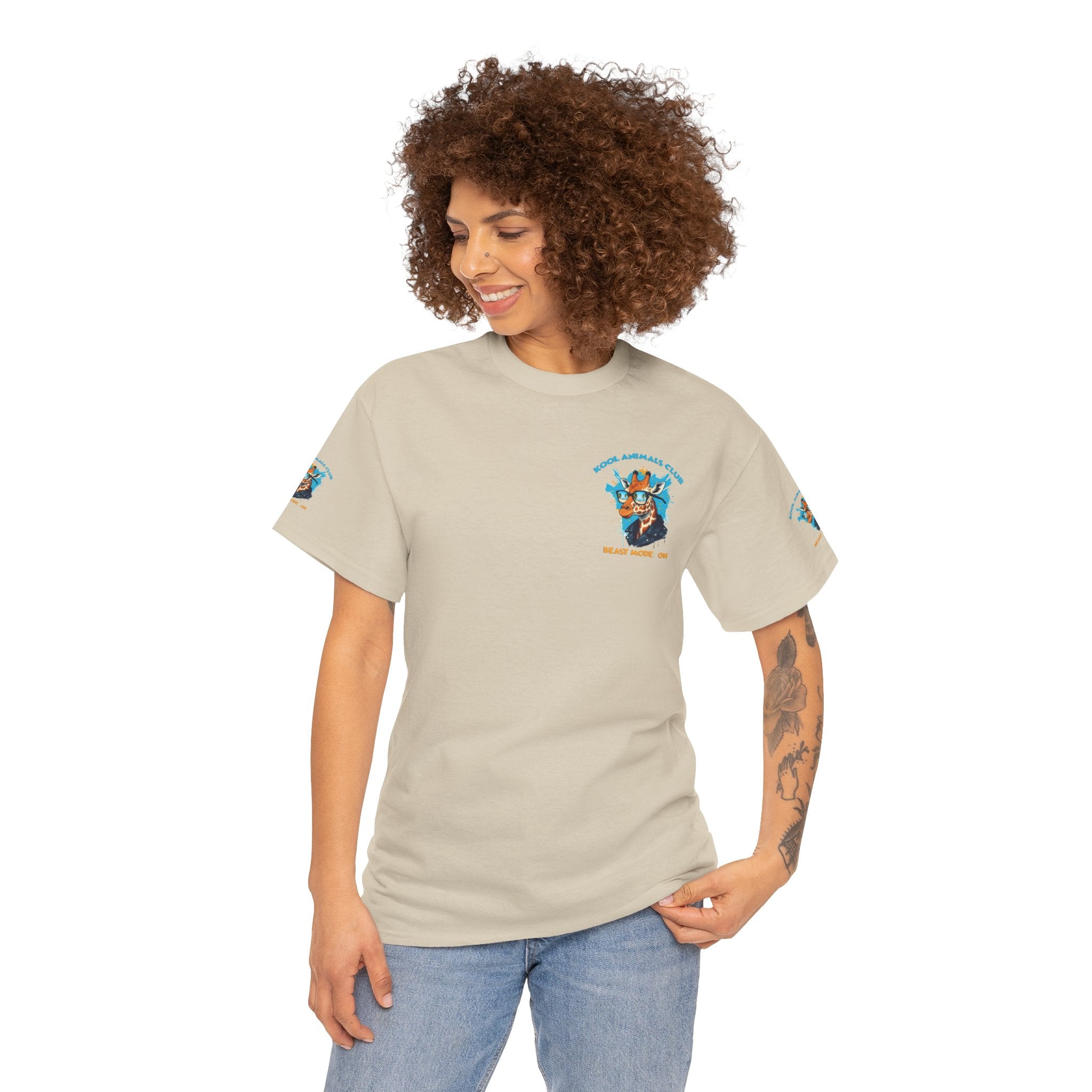 Kool Animals Club Tee, Unisex Graphic T-Shirt, Fun Animal Apparel, Casual Wear, Unique Gift for Animal Lovers on sale at MyriadMart