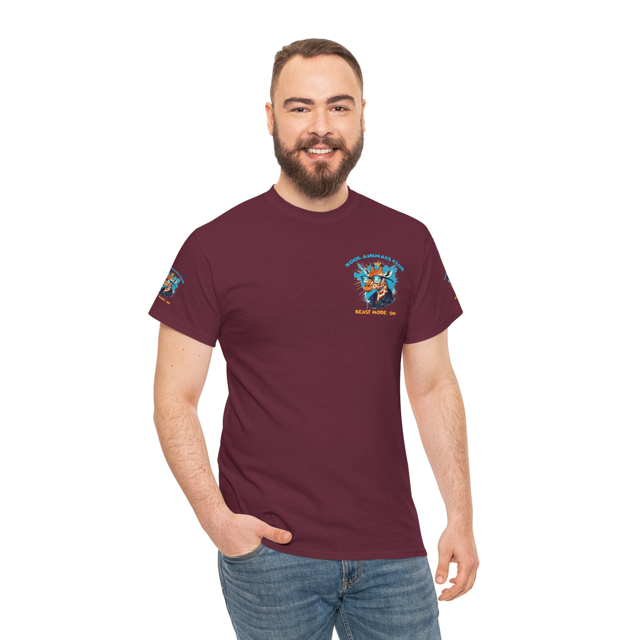 Kool Animals Club Tee, Unisex Graphic T-Shirt, Fun Animal Apparel, Casual Wear, Unique Gift for Animal Lovers on sale at MyriadMart