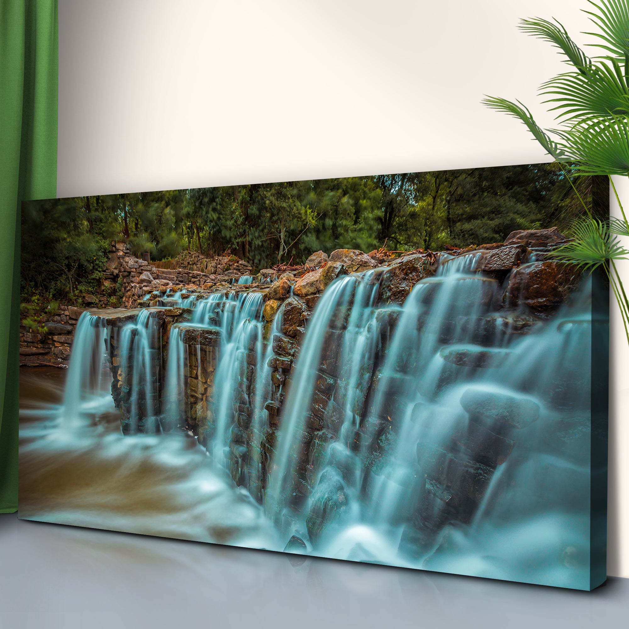 Cascading Waterfall Canvas Wall Art on sale at MyriadMart