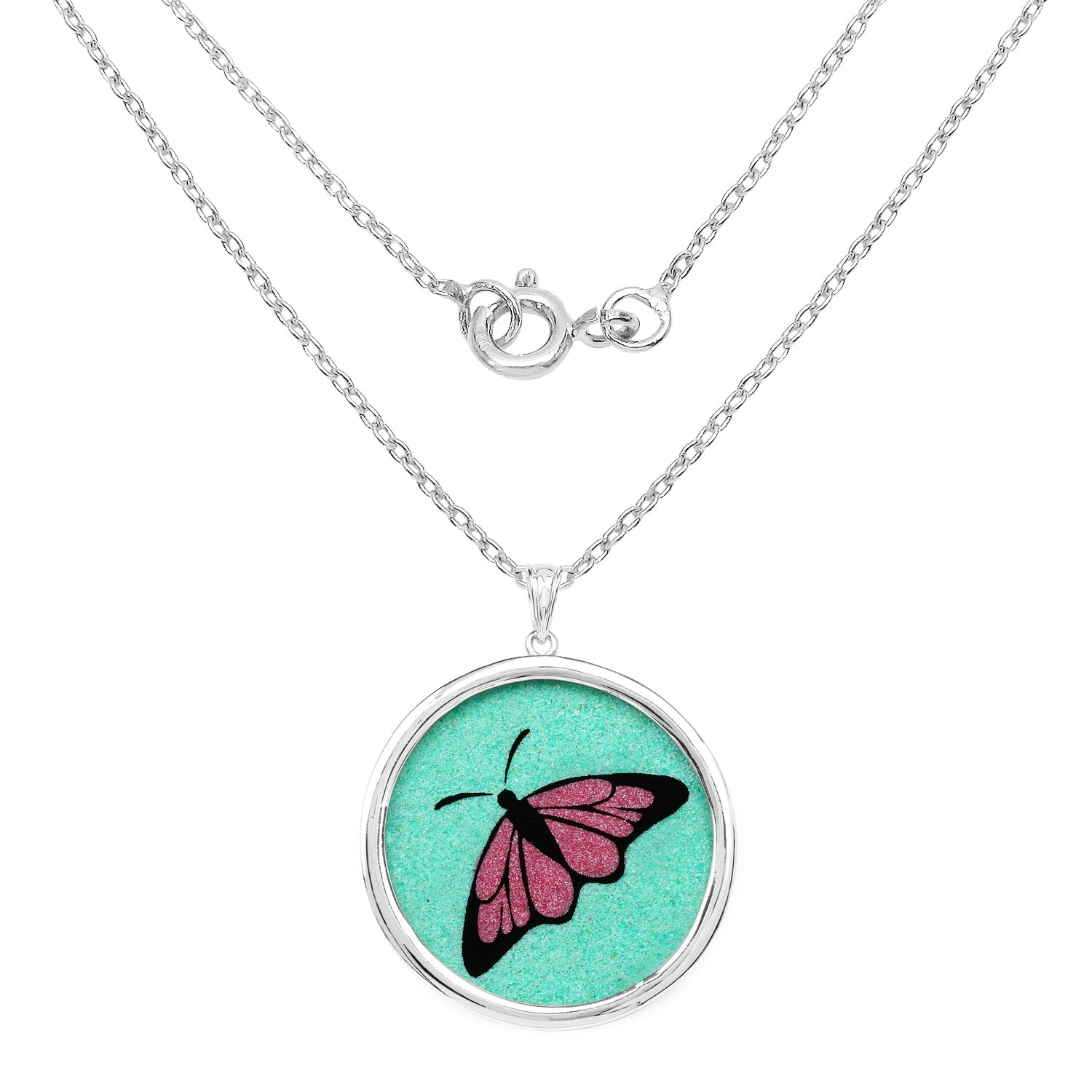 29.50 Carat Genuine Emerald .925 Sterling Silver Pendant on sale at MyriadMart