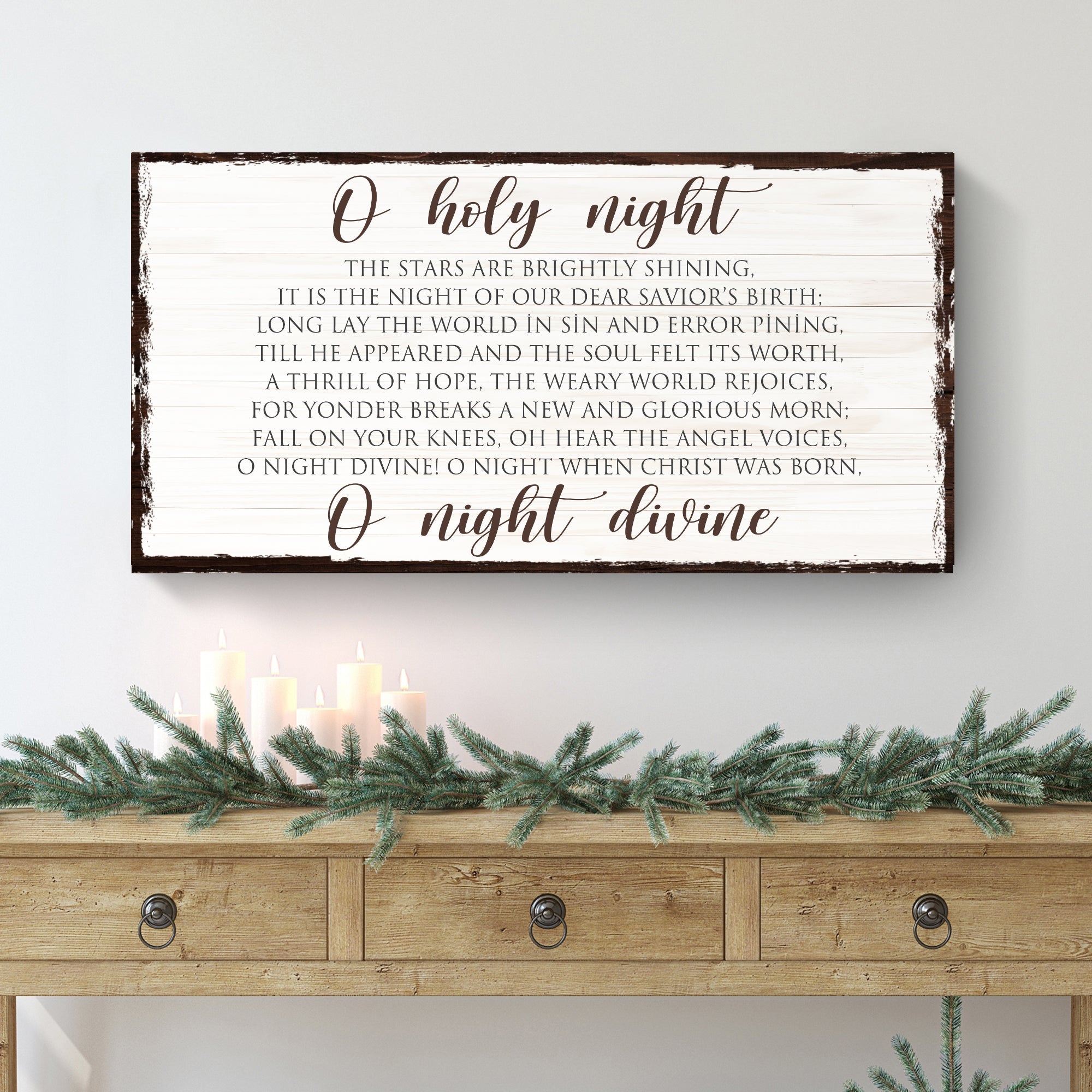 O Holy Night Christmas Sign II on sale at MyriadMart