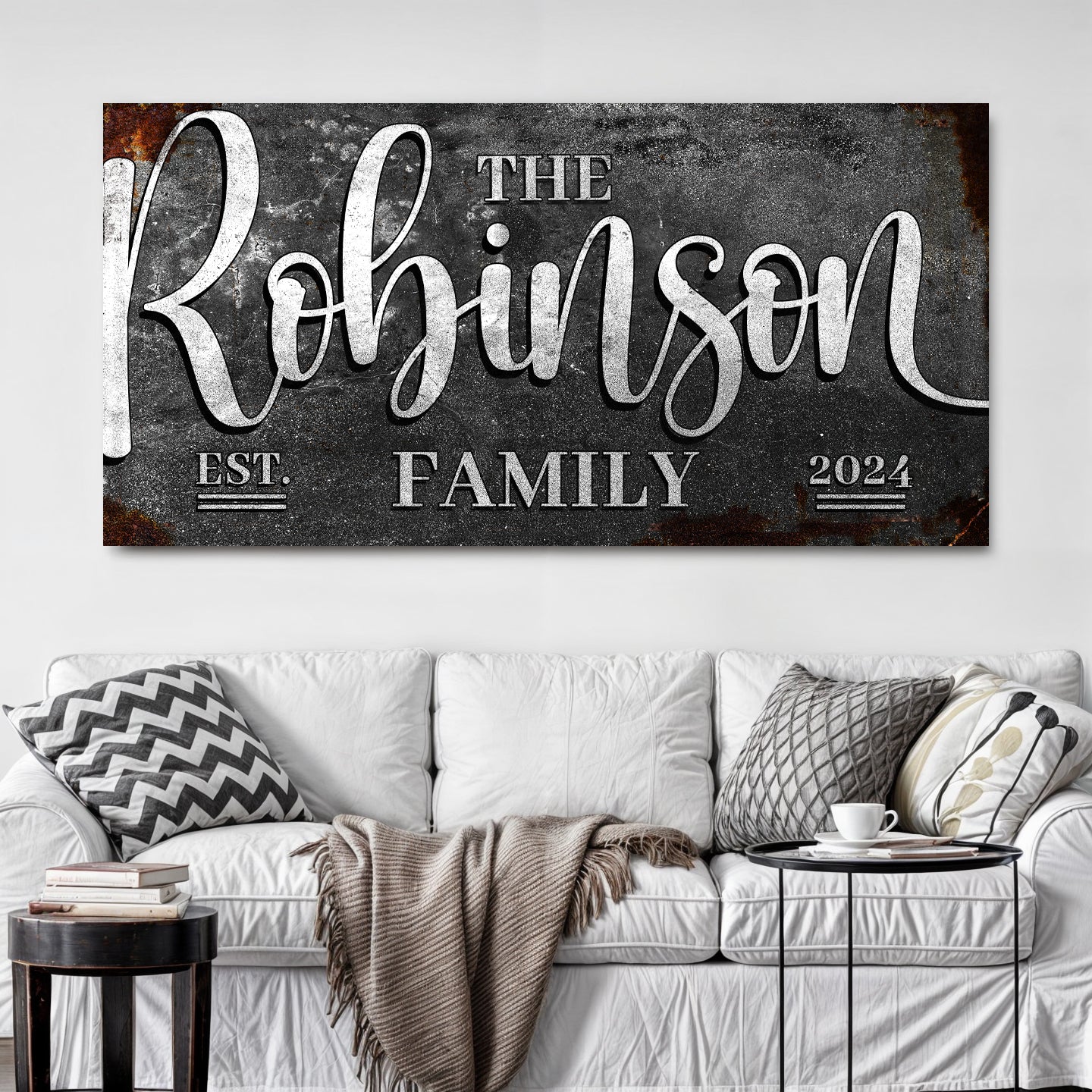 Personalized Family Sign on sale at MyriadMart