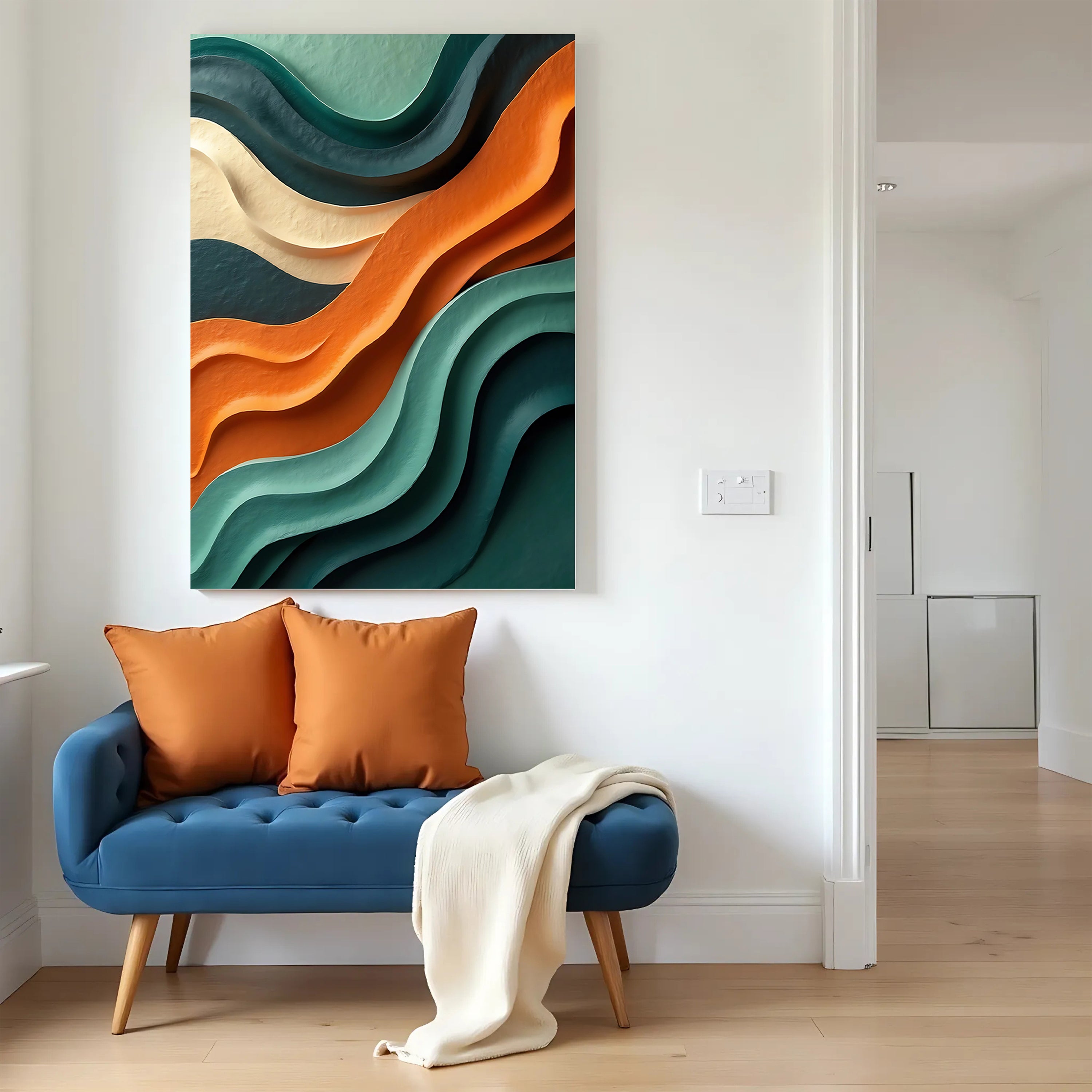 Wave Abstract Wall Art on sale at MyriadMart