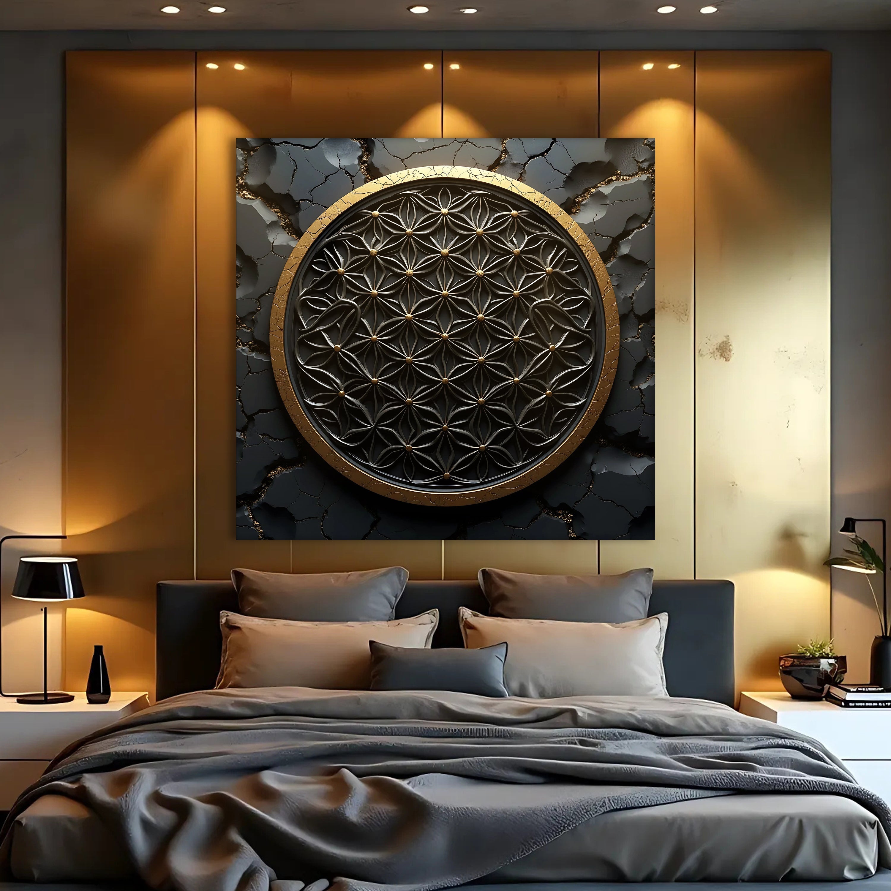 Flower Of Life Wall Art III on sale at MyriadMart