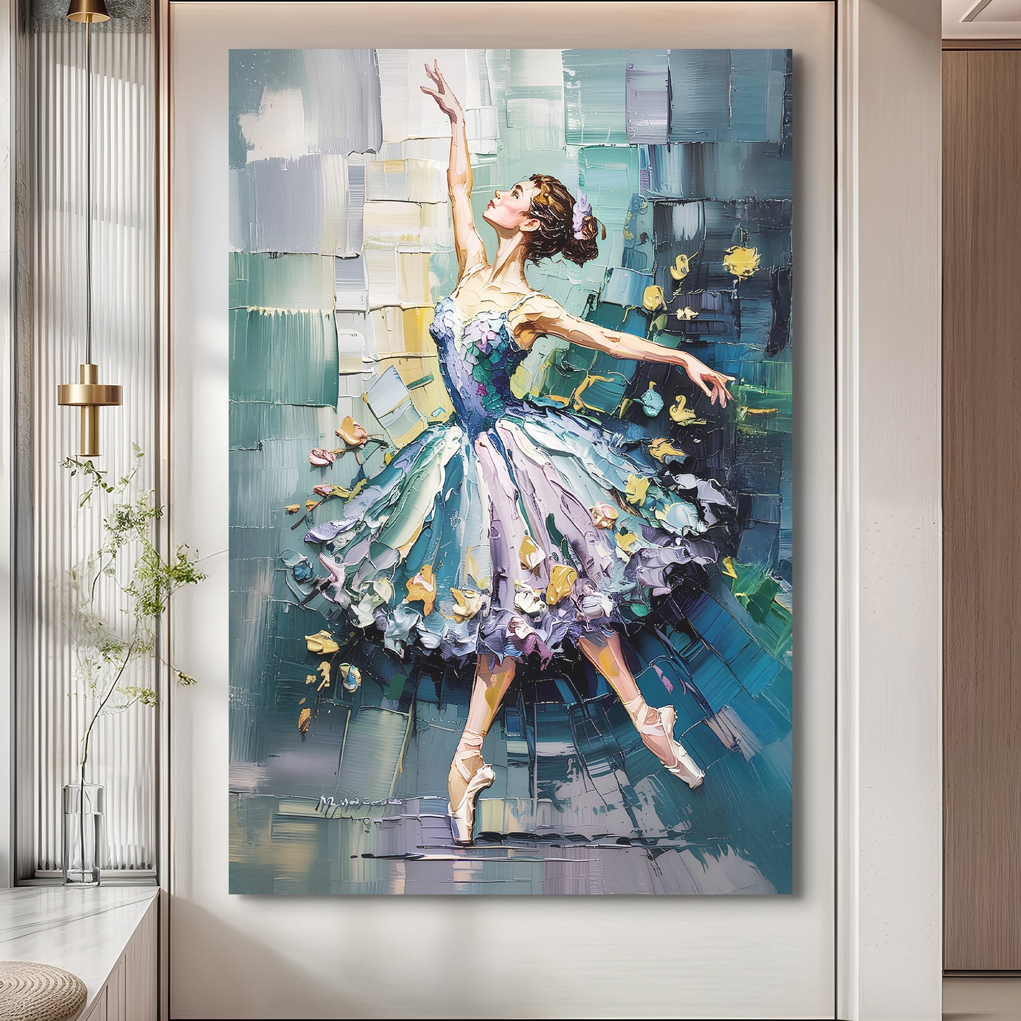 Ballerina Abstract Wall Art on sale at MyriadMart