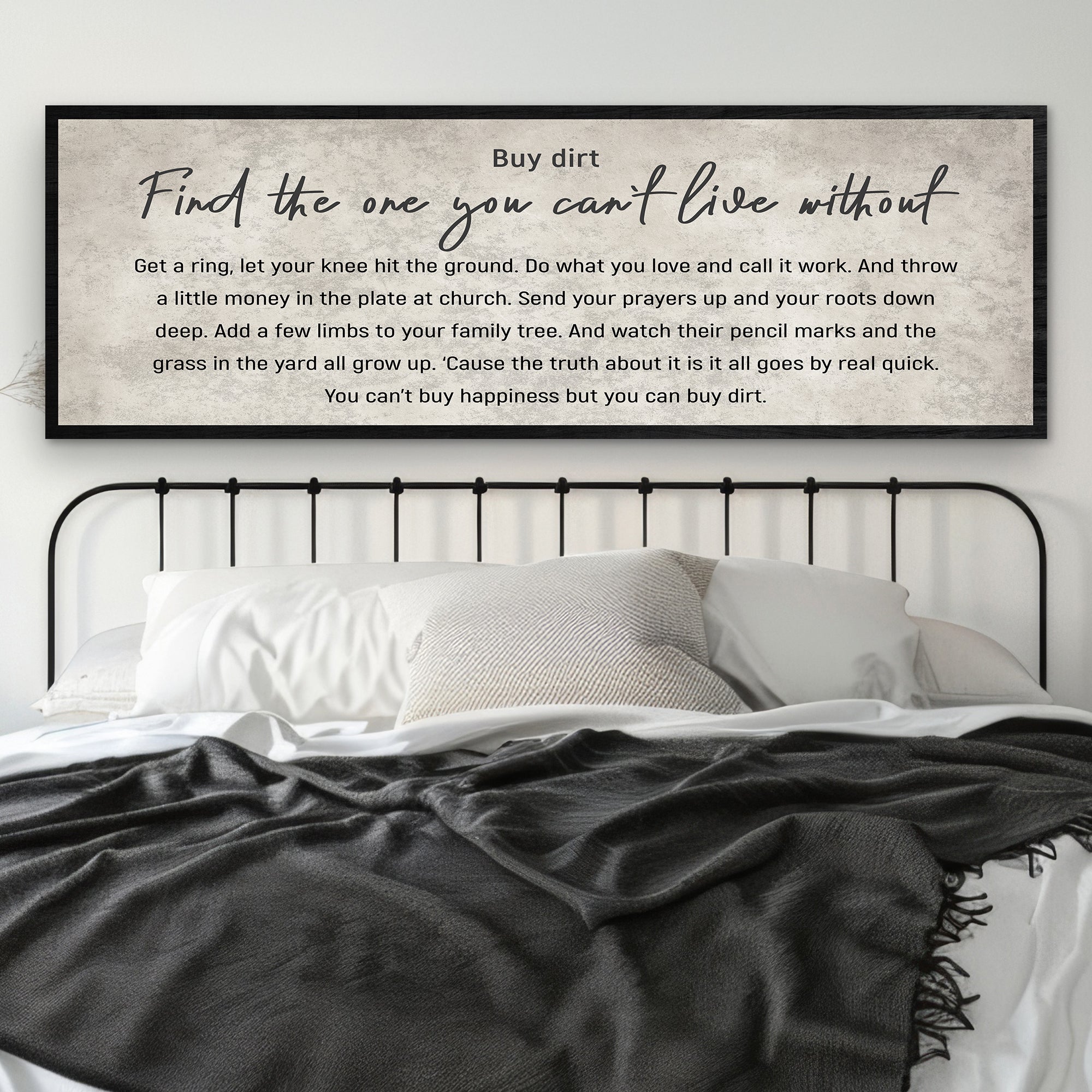 Find The One You Can't Live Without Family Sign III on sale at MyriadMart