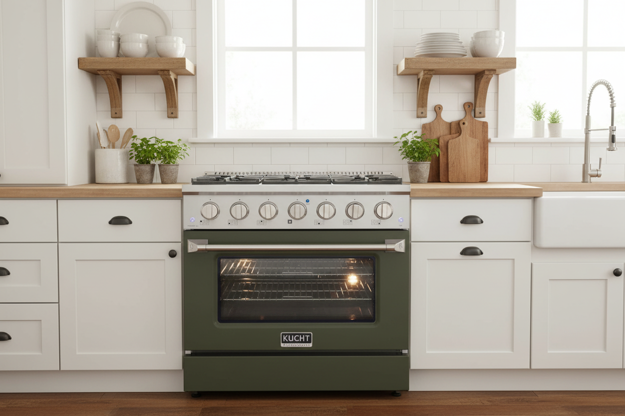 Kucht 36” Pro-Style Kitchen Dual Fuel Range - KDF362-OG on sale at MyriadMart