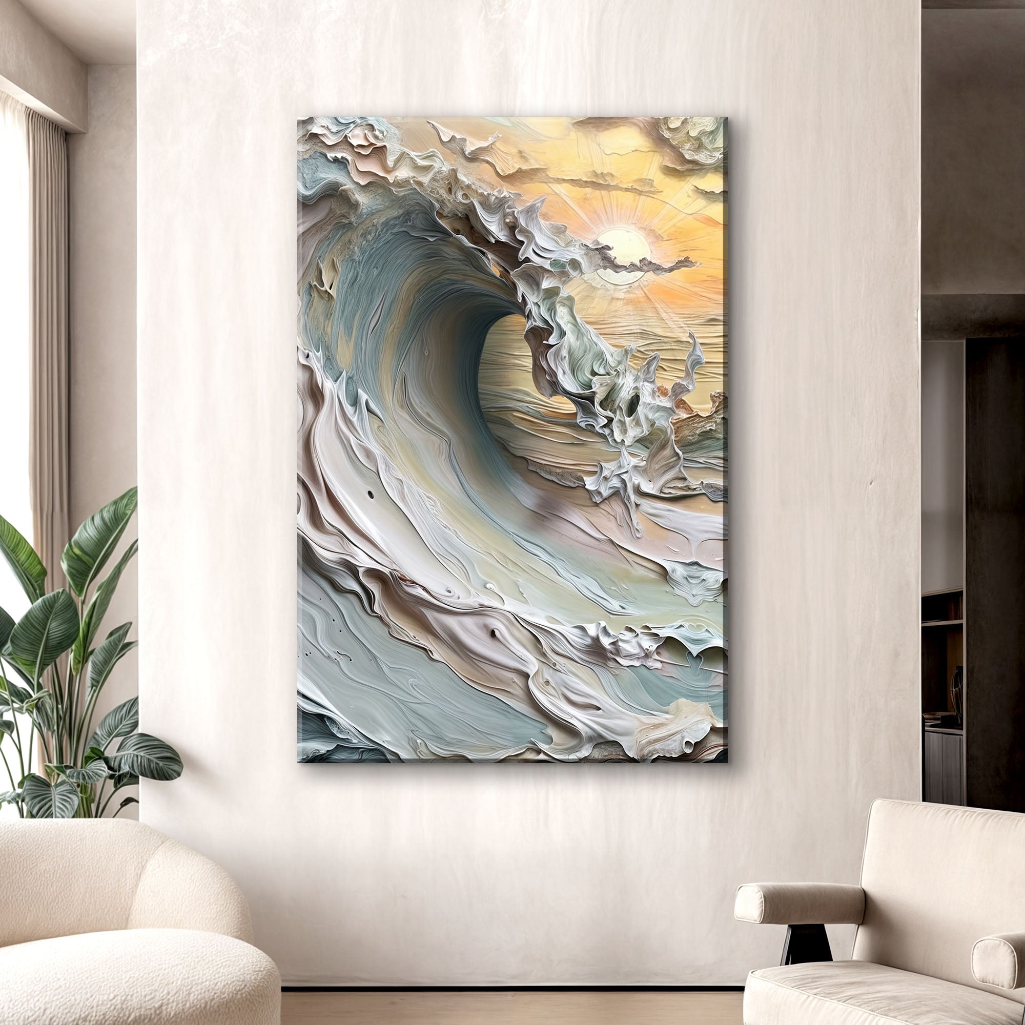 Giant Waves Seascape Wall Art on sale at MyriadMart