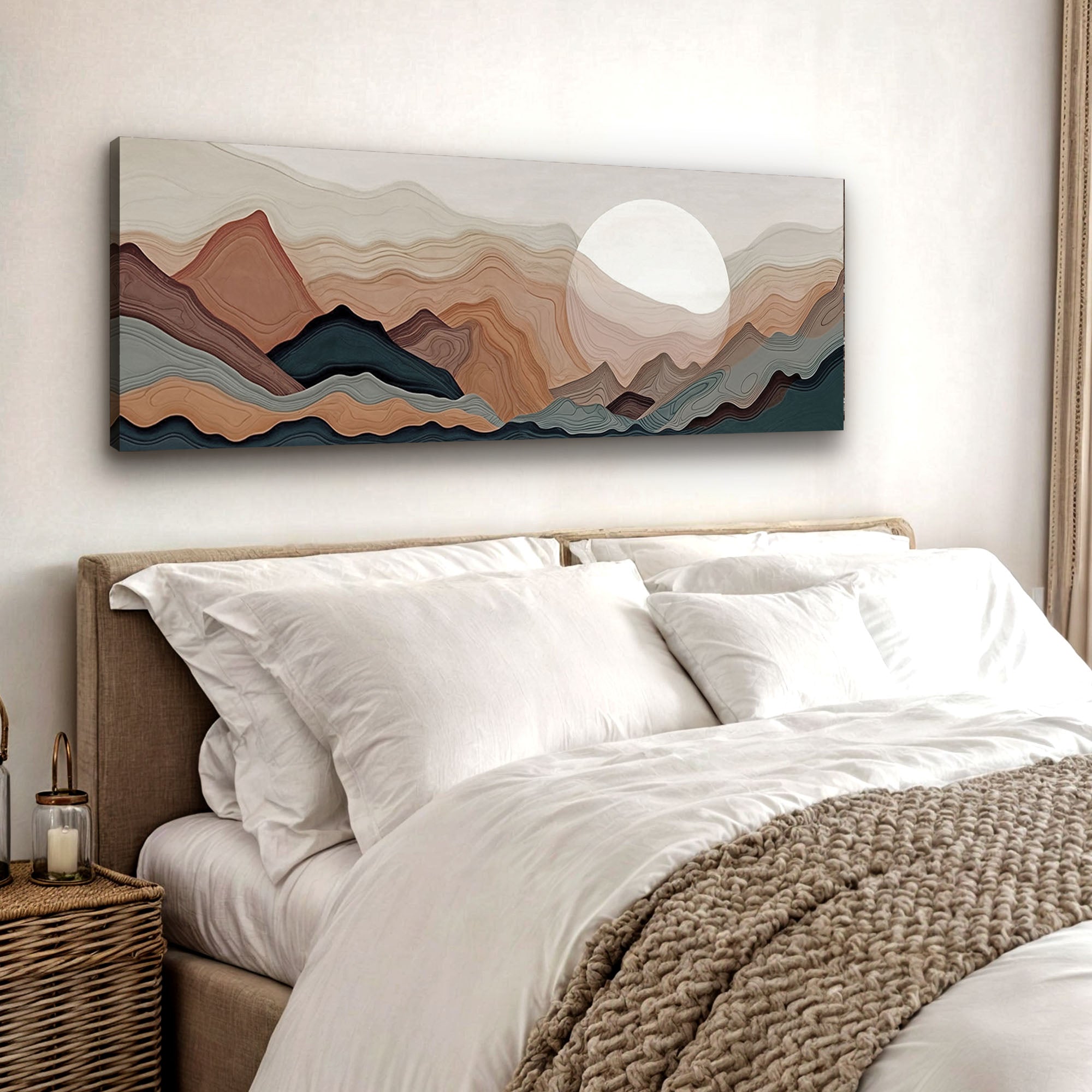 Abstract Mountains Landscape Wall Art on sale at MyriadMart