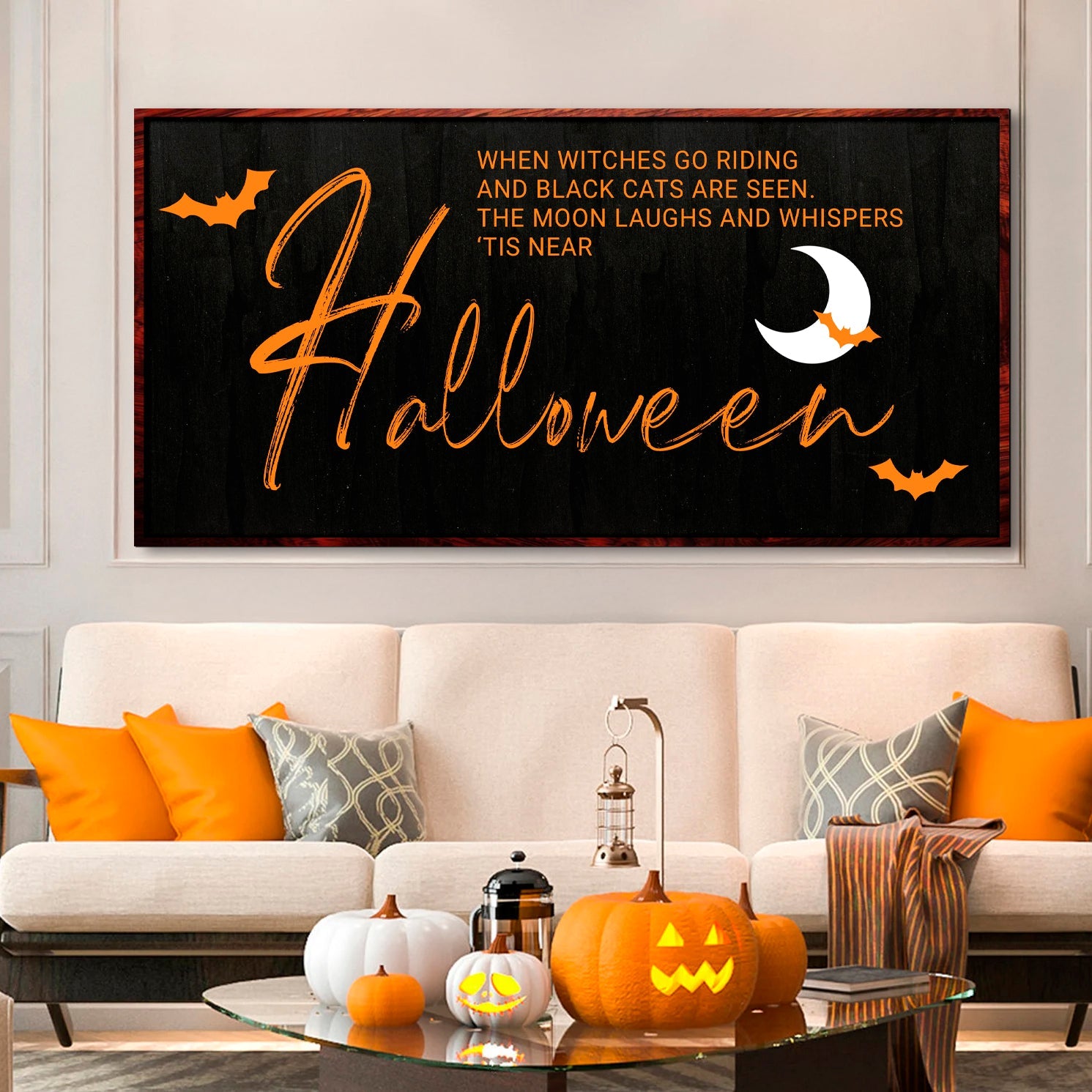 When Witches Halloween Wall Sign on sale at MyriadMart