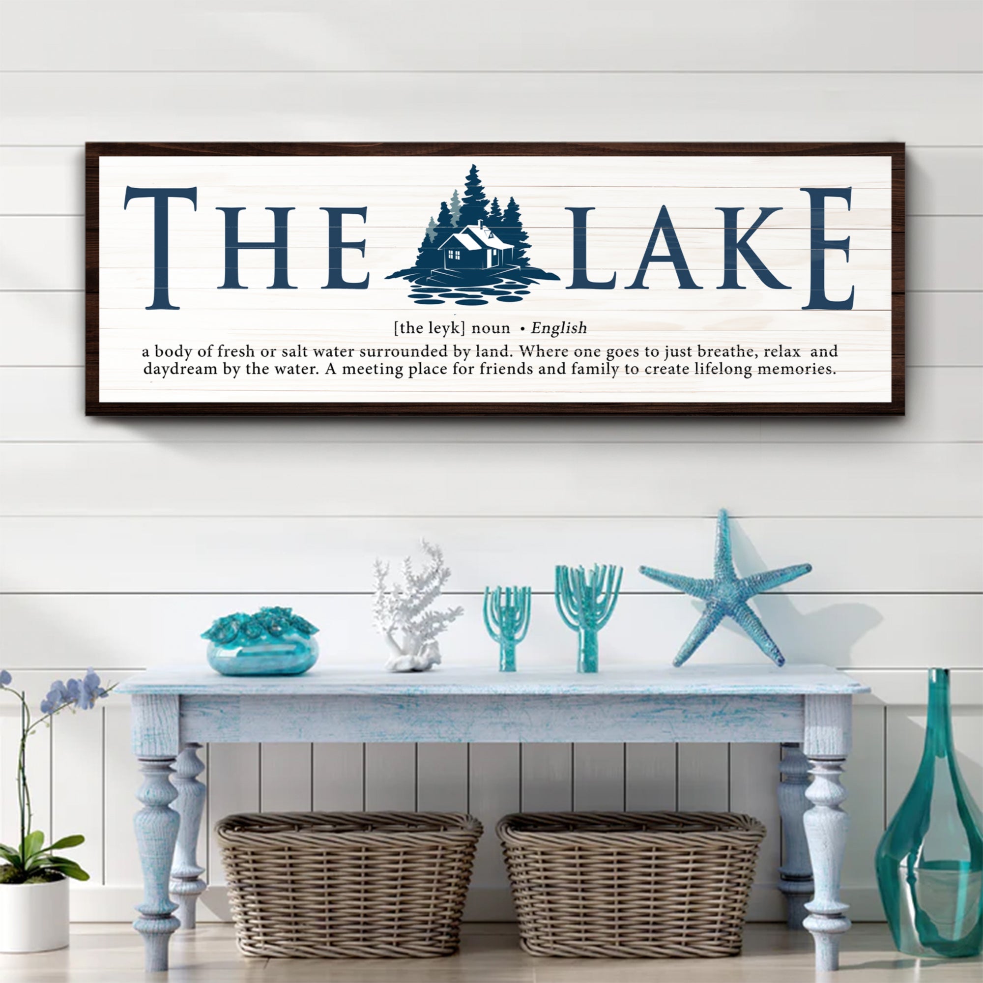 The Definition of Lake Sign II on sale at MyriadMart