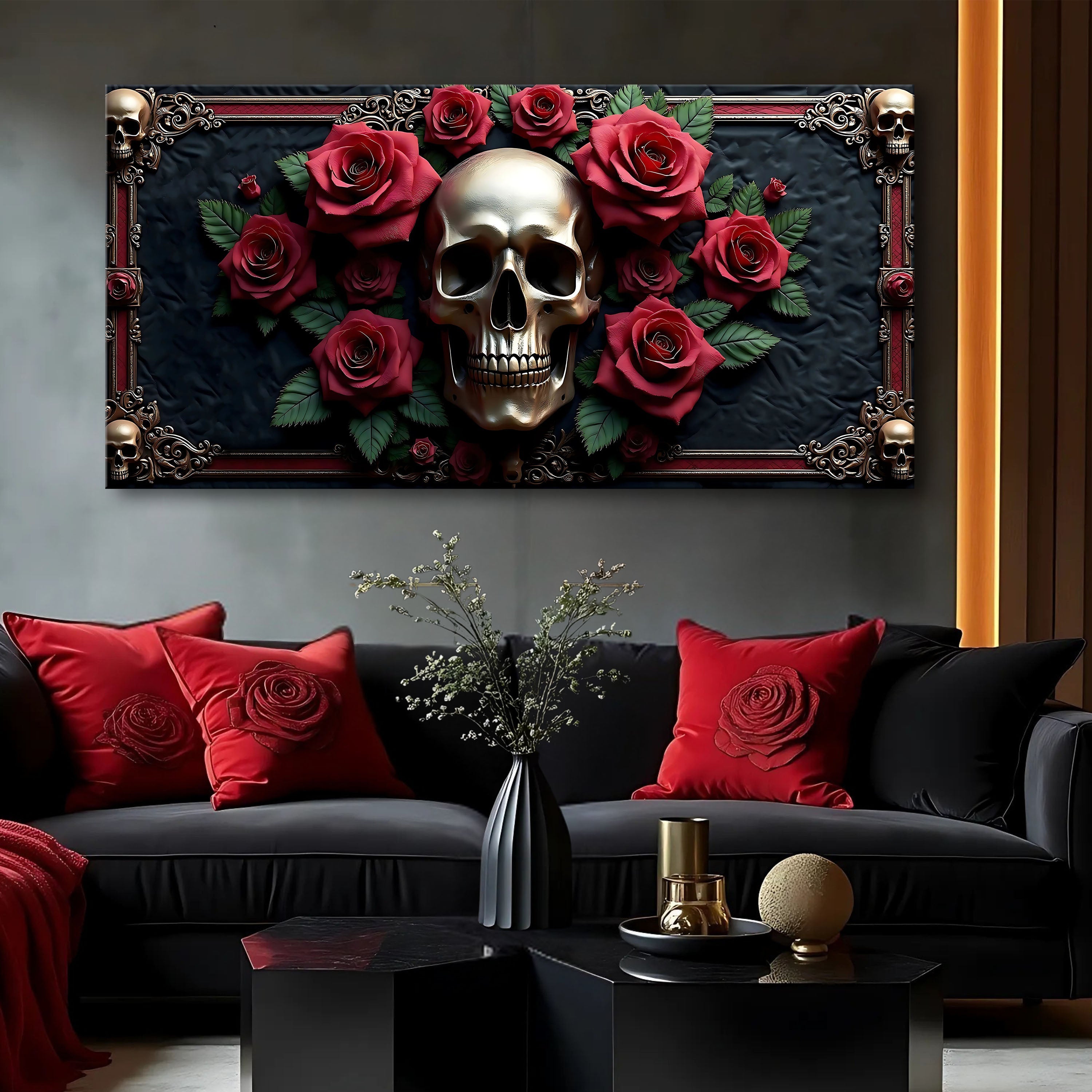 3D Vintage Skull Wall Art III on sale at MyriadMart