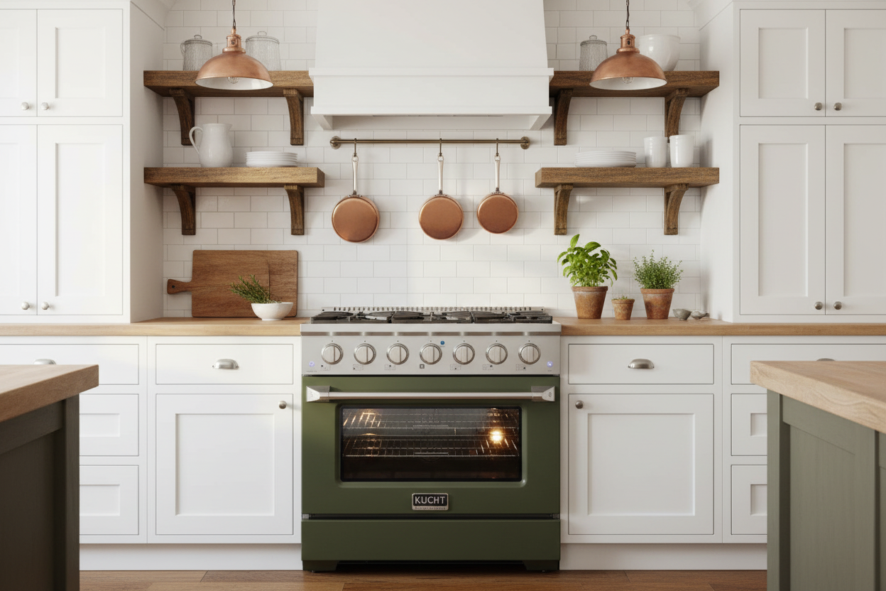 Kucht 36” Pro-Style Kitchen Dual Fuel Range - KDF362/LP-OG on sale at MyriadMart
