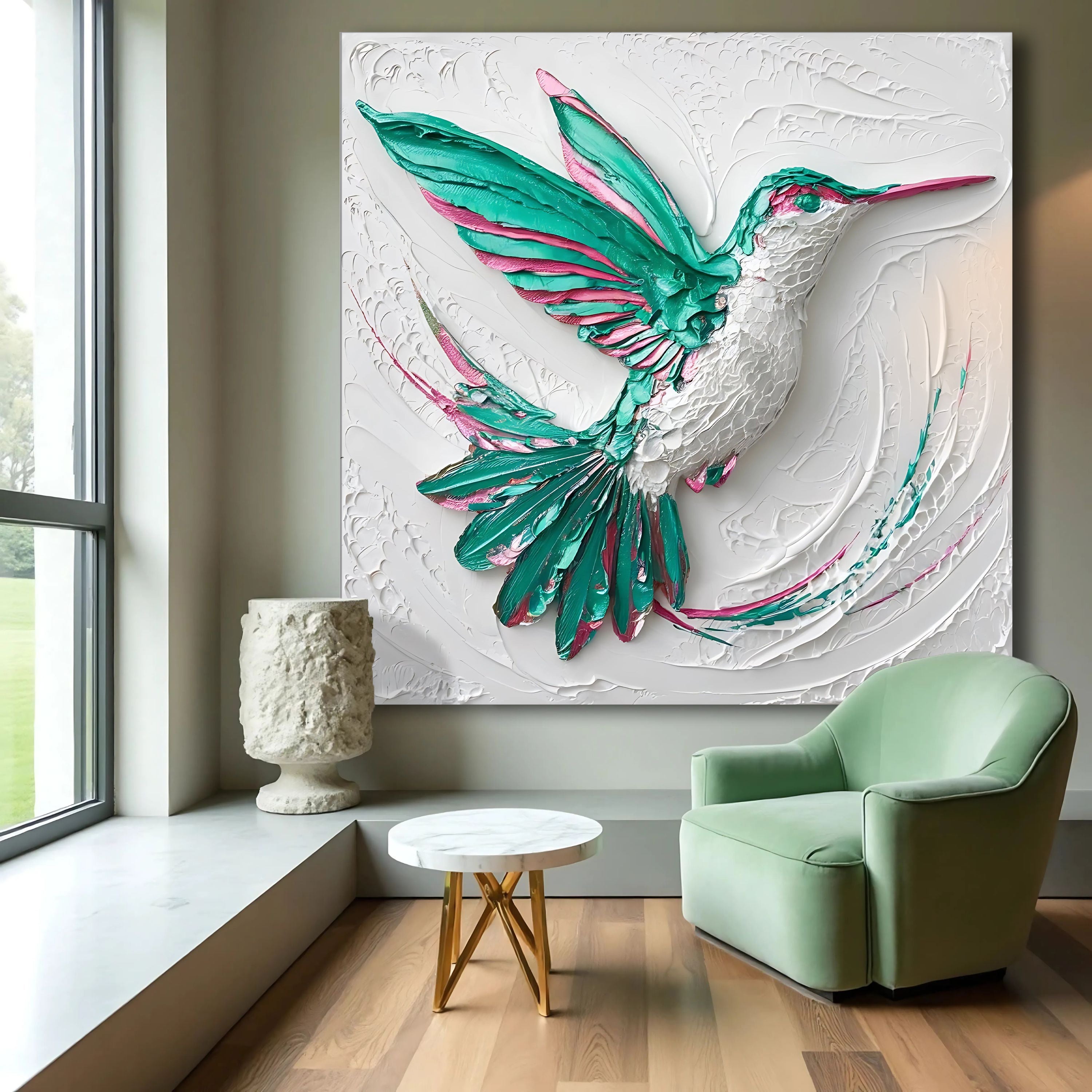 3D Hummingbird Wall Art on sale at MyriadMart