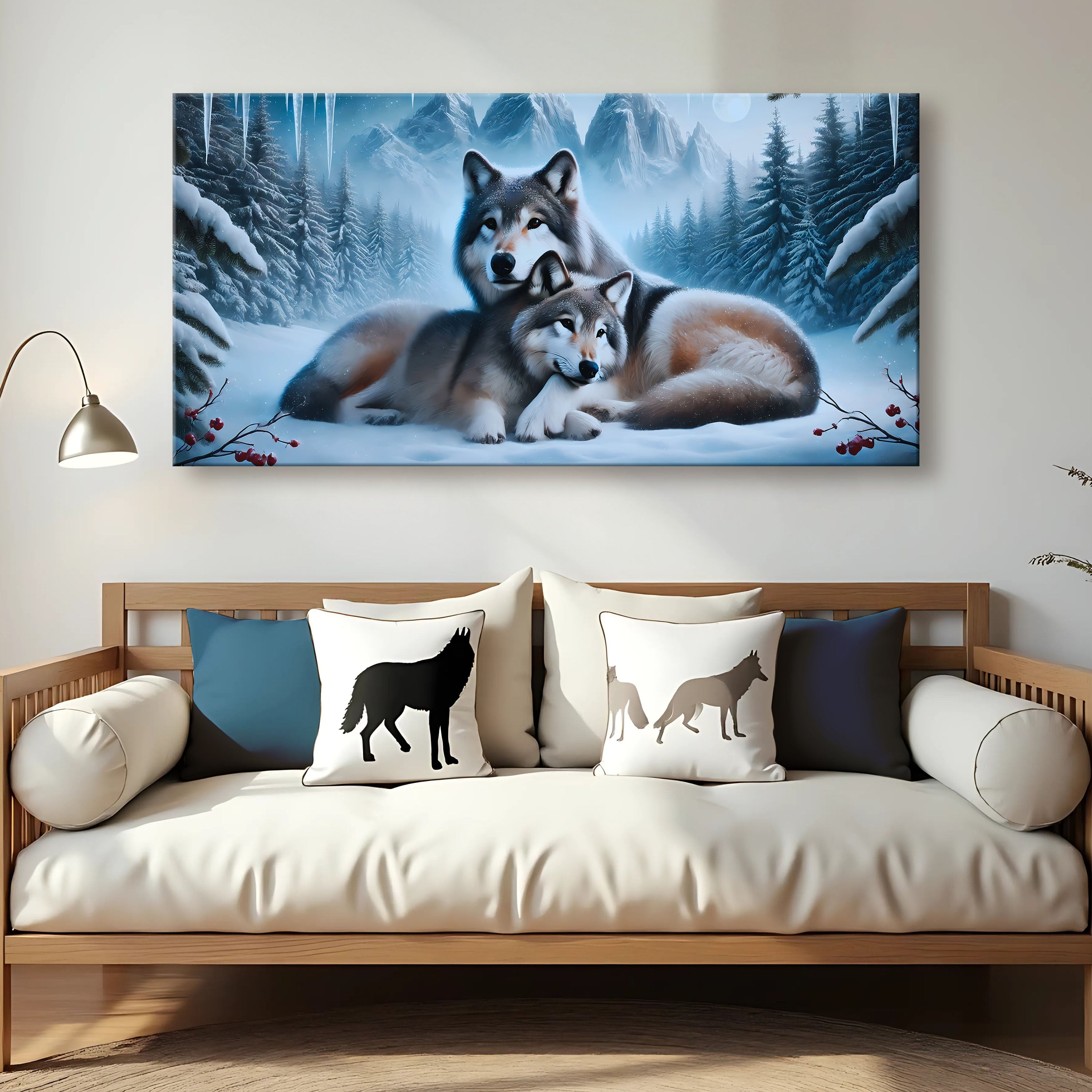 3D Wolves Wall Art III on sale at MyriadMart