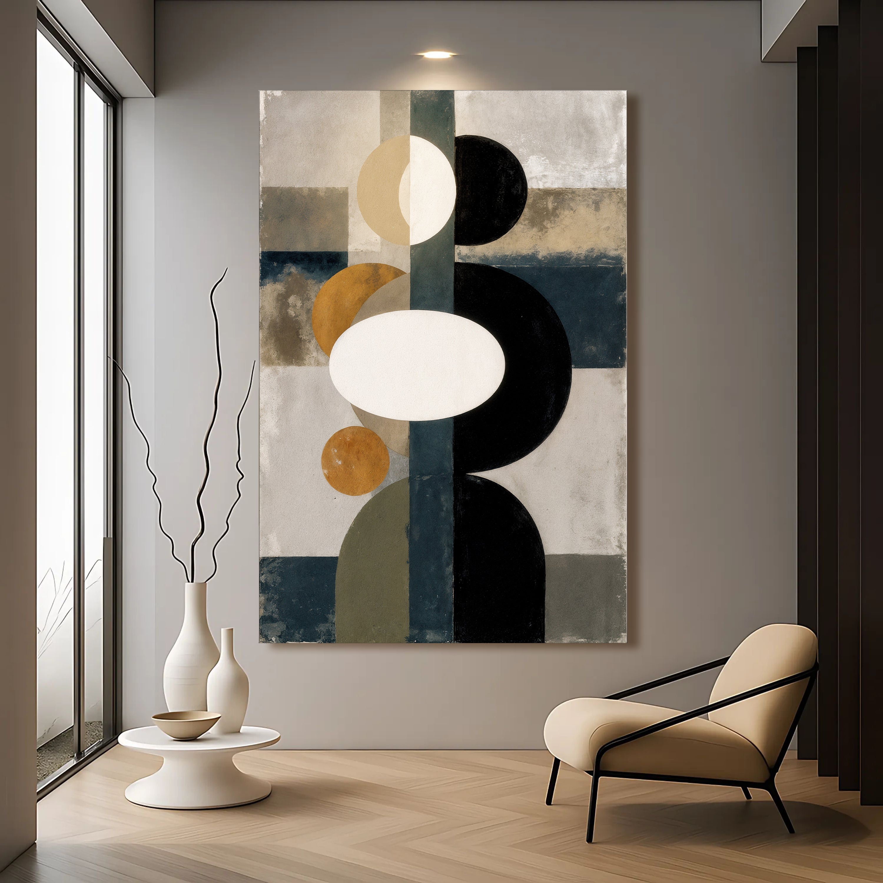 Abstract Contemporary Geometry Wall Art on sale at MyriadMart