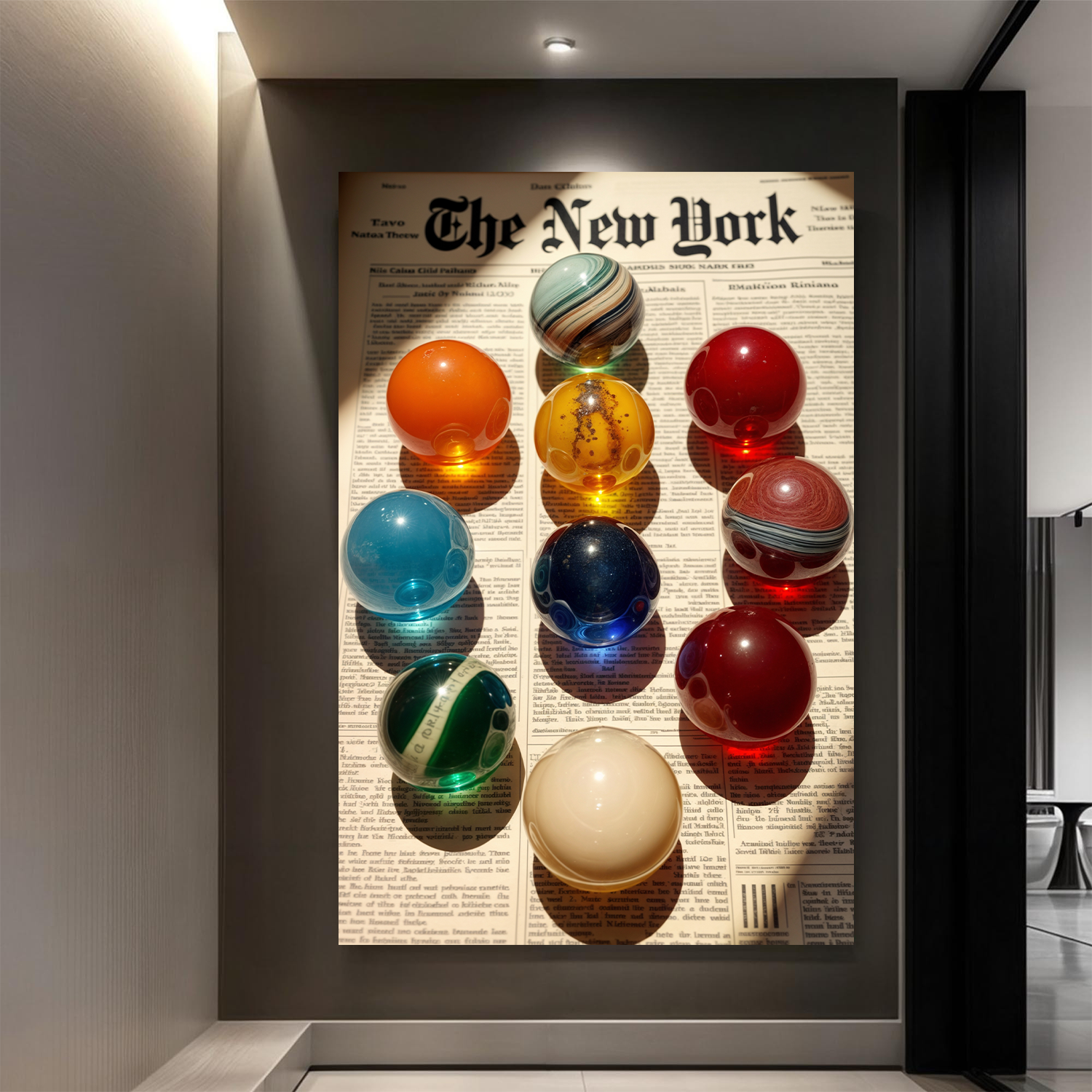 Vintage Newspaper Poster Wall Art on sale at MyriadMart