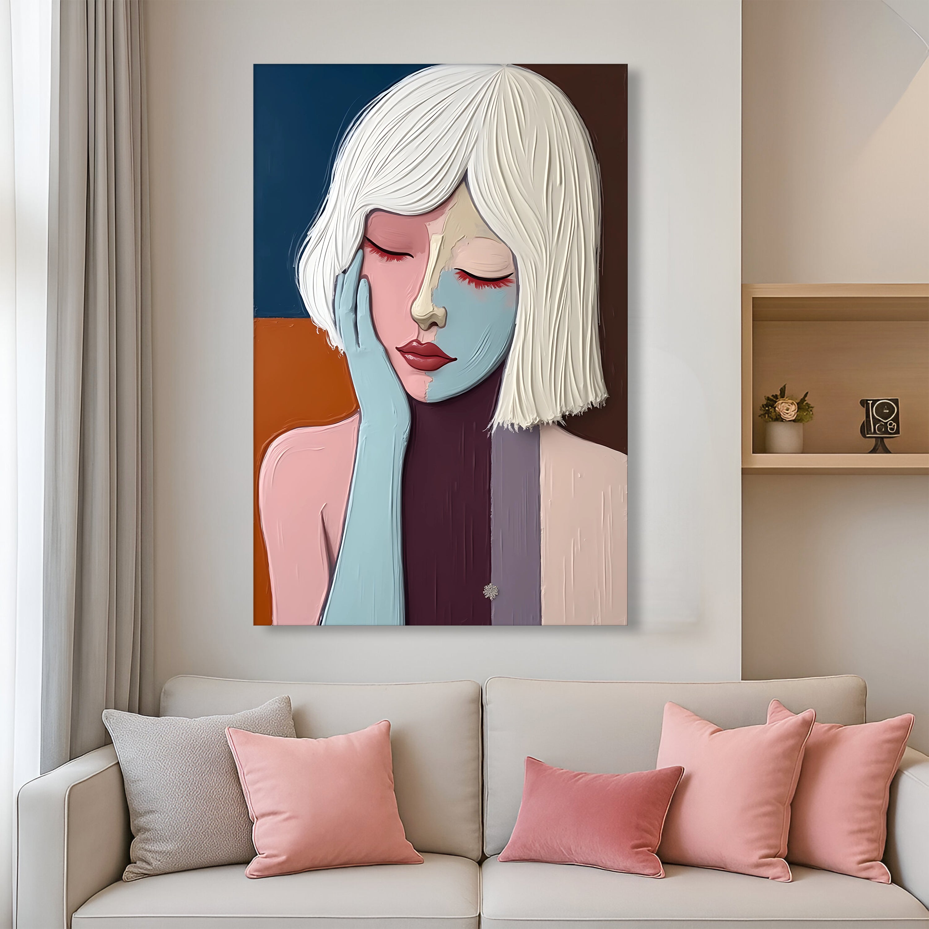 Abstract Portrait Wall Art on sale at MyriadMart