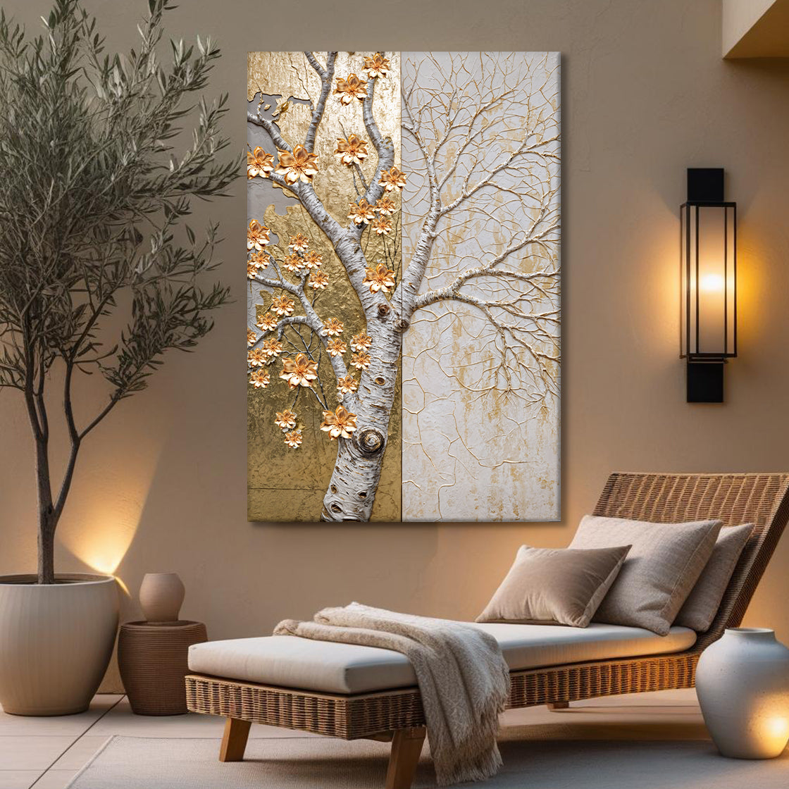Ivory Seasons Impasto Wall Art on sale at MyriadMart