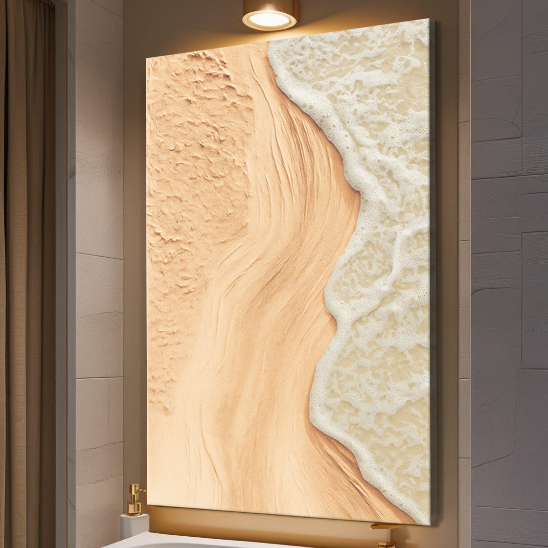 Beige Beach Coastal Wall Art on sale at MyriadMart