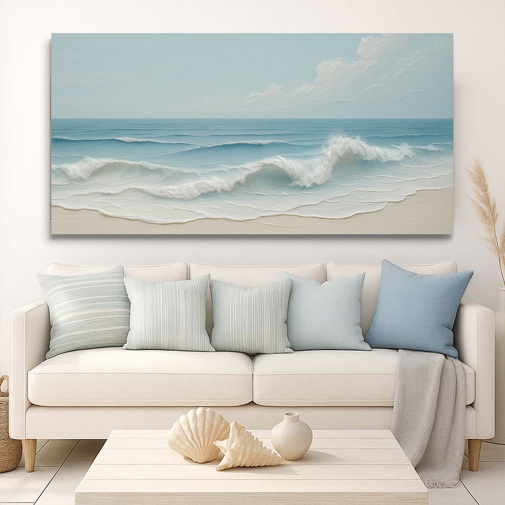 Serene Ocean Wave Coastal Wall Art VIII on sale at MyriadMart