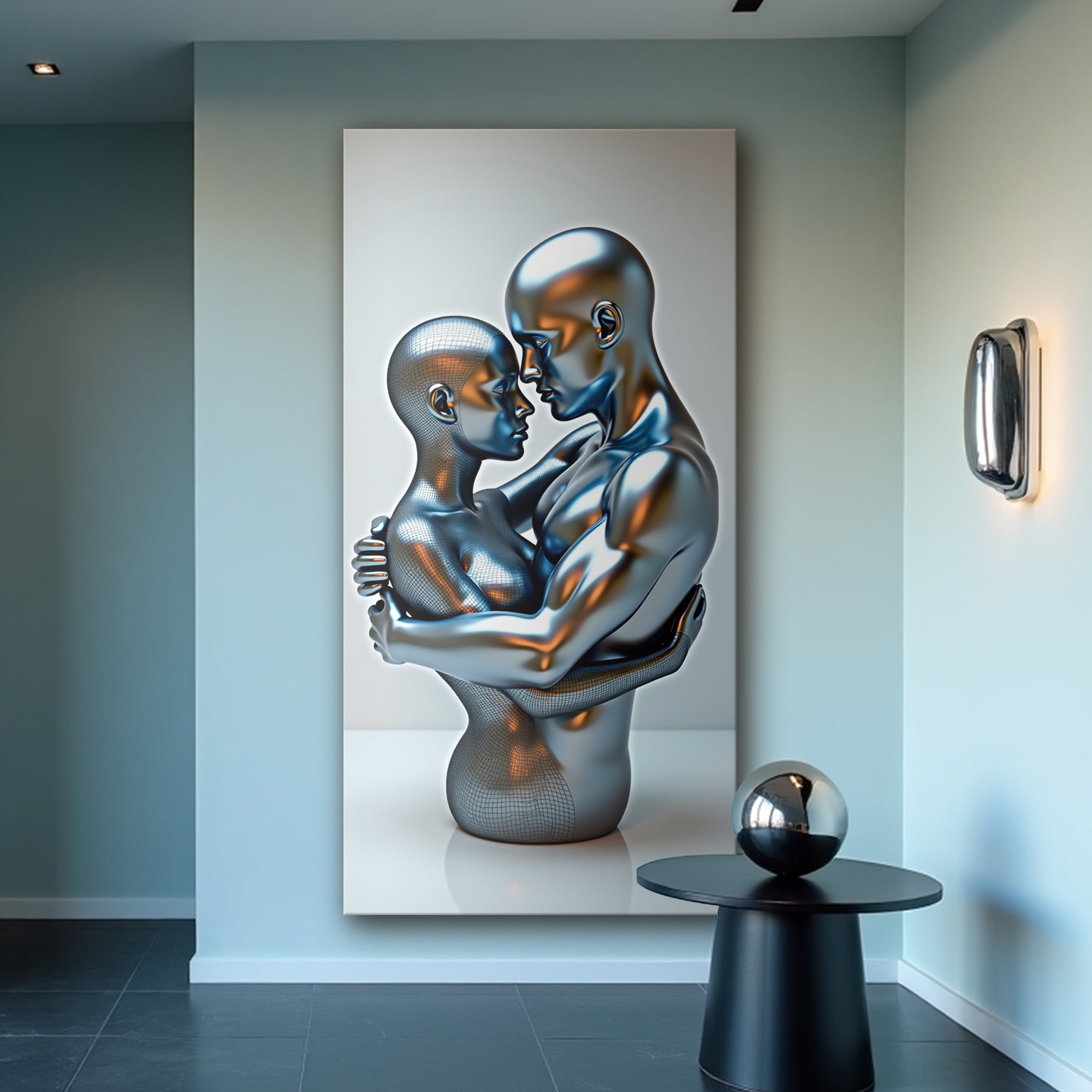 Eternal Love Figure Abstract Wall Art II on sale at MyriadMart