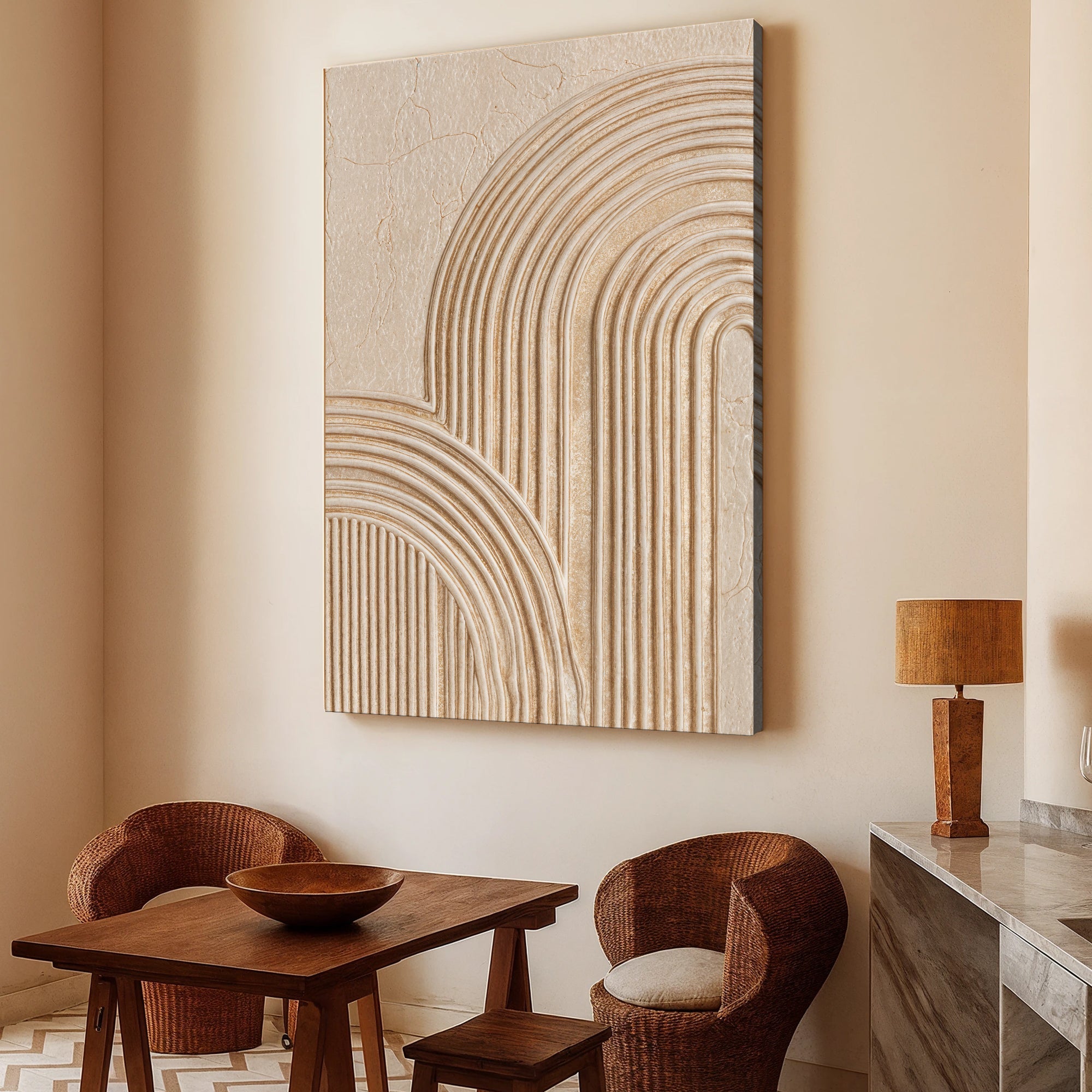 Abstract Minimalist Impasto Wall Art on sale at MyriadMart