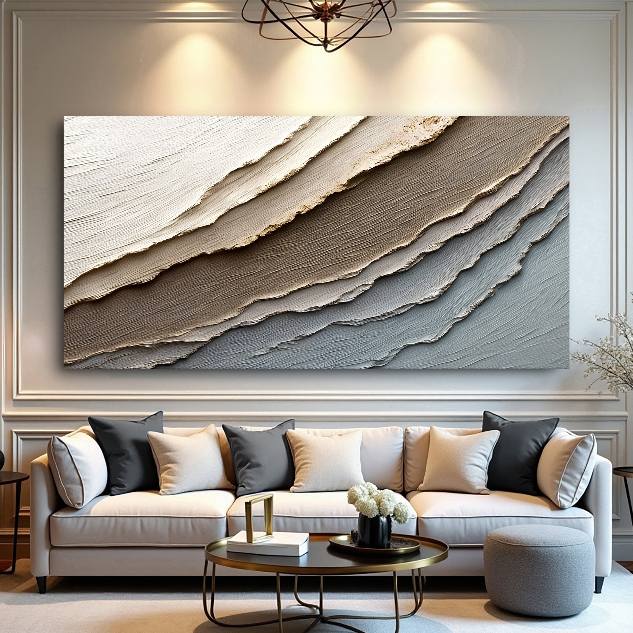 Abstract Earth Tones Wall Art on sale at MyriadMart