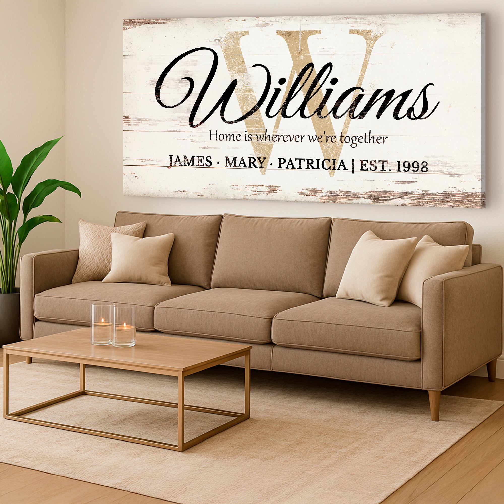 Personalized Family Sign XI on sale at MyriadMart