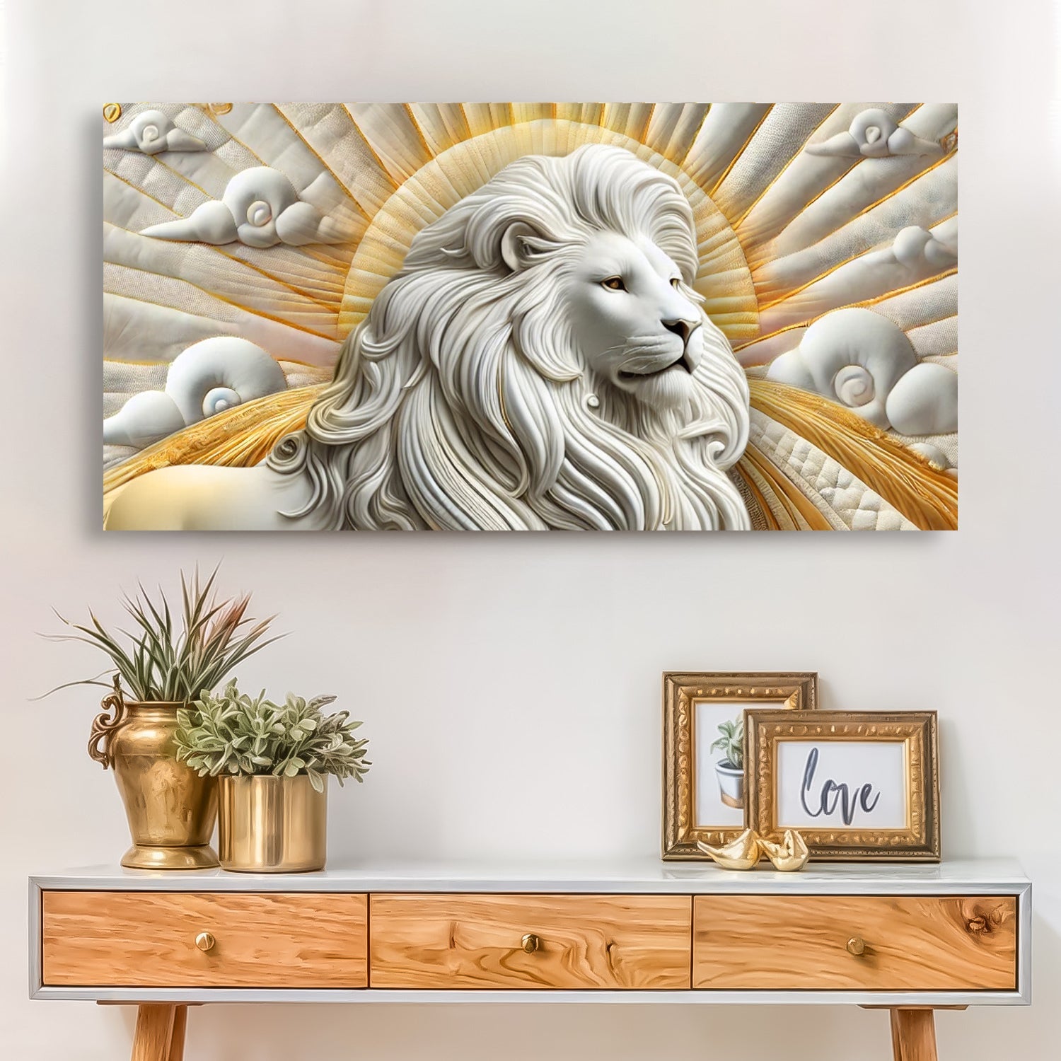 3D Majestic Lion Wall Art III on sale at MyriadMart
