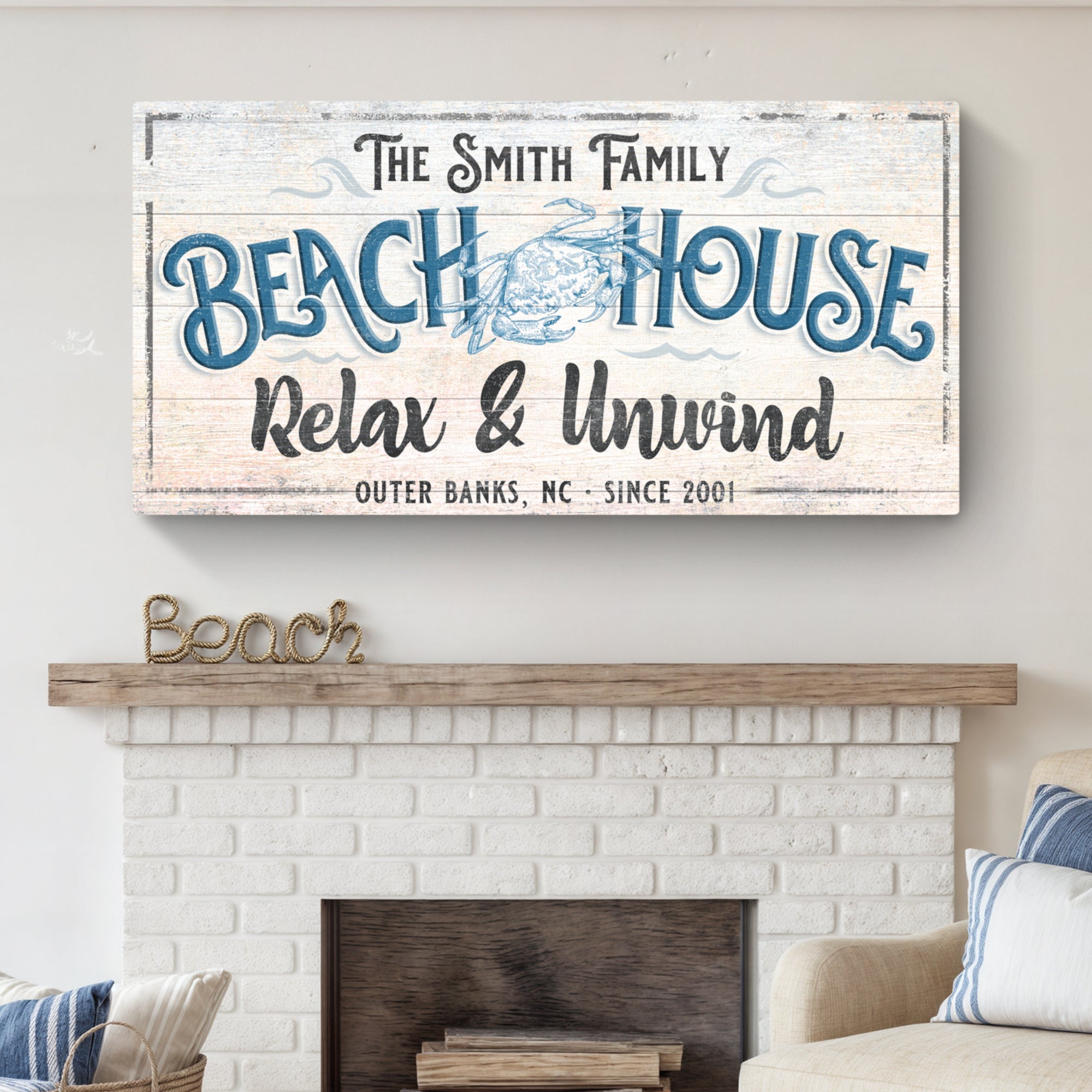 Beach House Sign IV on sale at MyriadMart