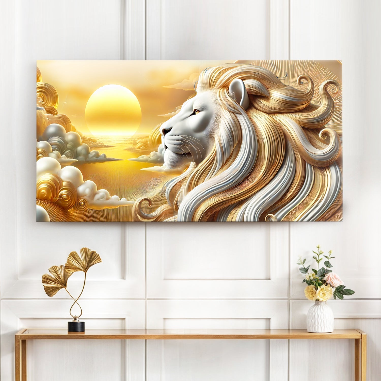 3D Majestic Lion Wall Art V on sale at MyriadMart