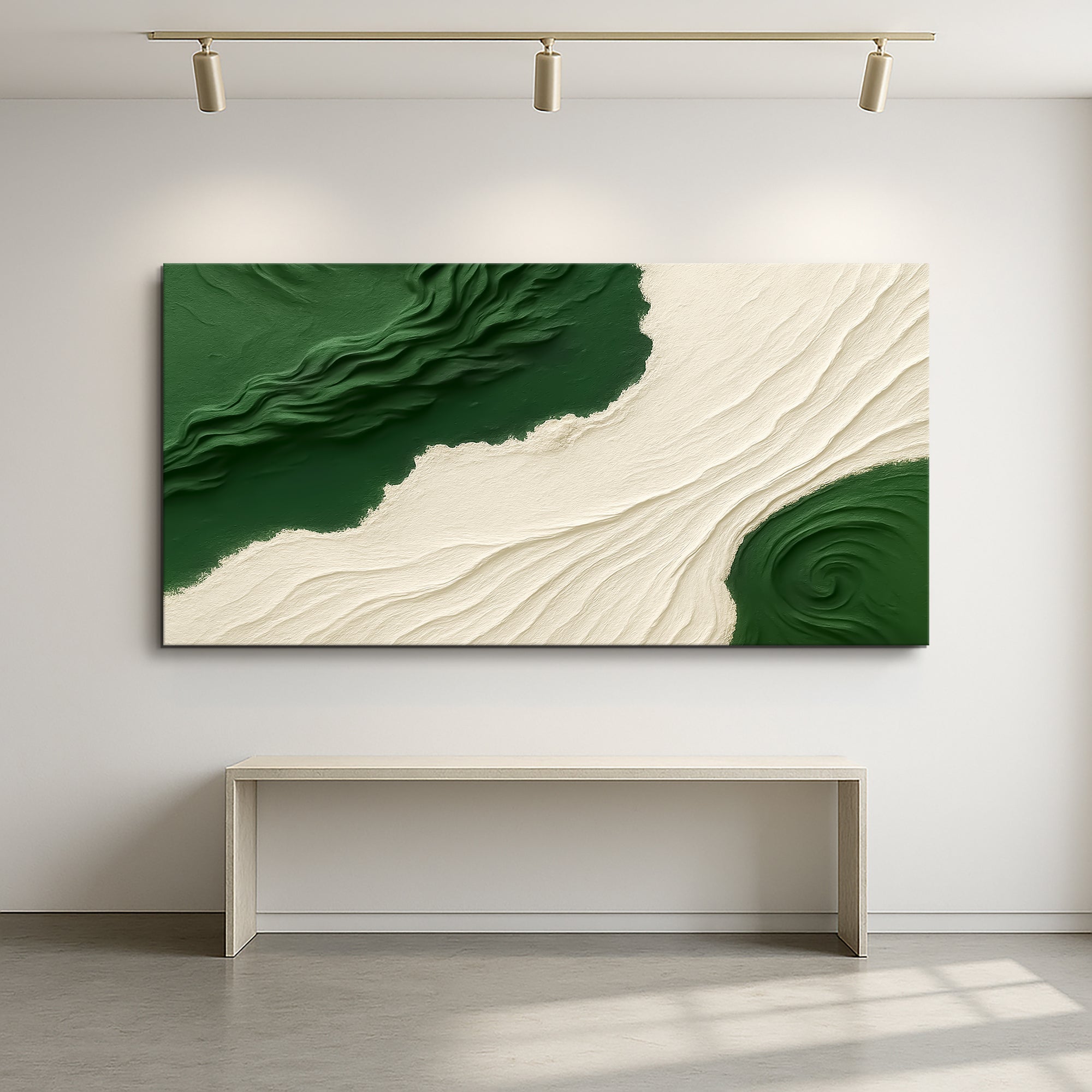 Green Rivers Abstract Wall Art X on sale at MyriadMart