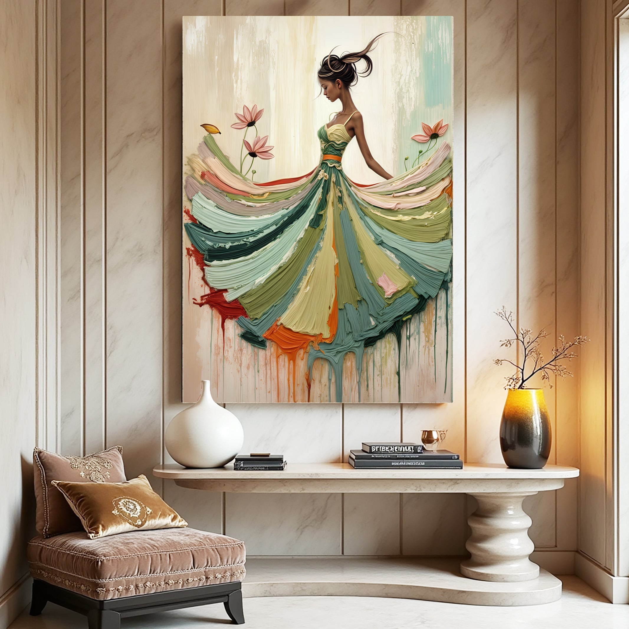 Blooming Modern Abstract Wall Art on sale at MyriadMart