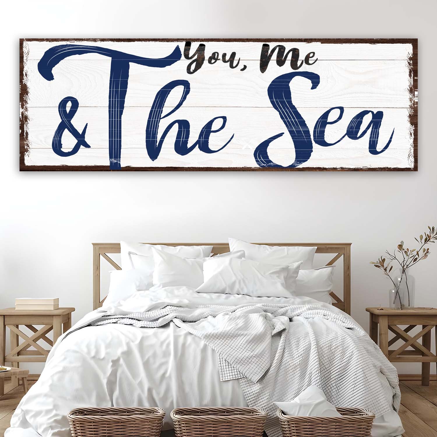 You, Me And The Sea Beach Sign II on sale at MyriadMart