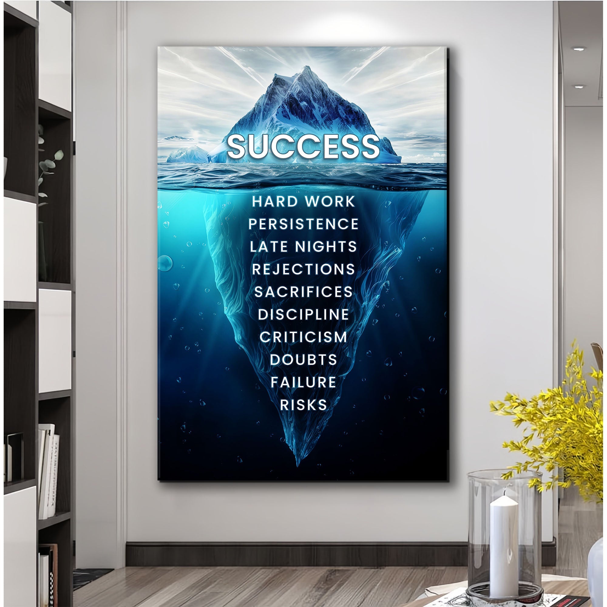 Success Motivational Wall Sign on sale at MyriadMart