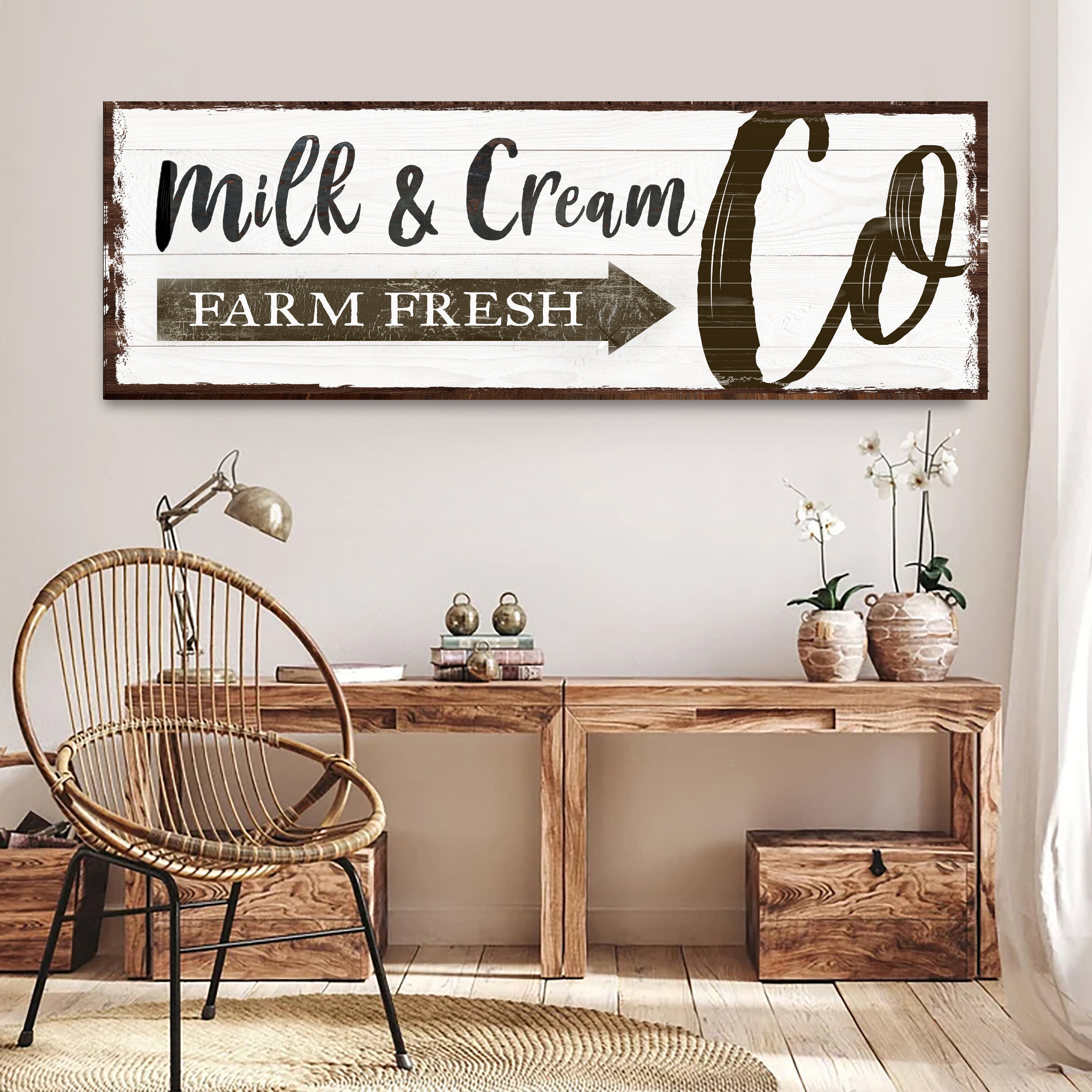 Farm Fresh Milk And Cream Co Sign on sale at MyriadMart