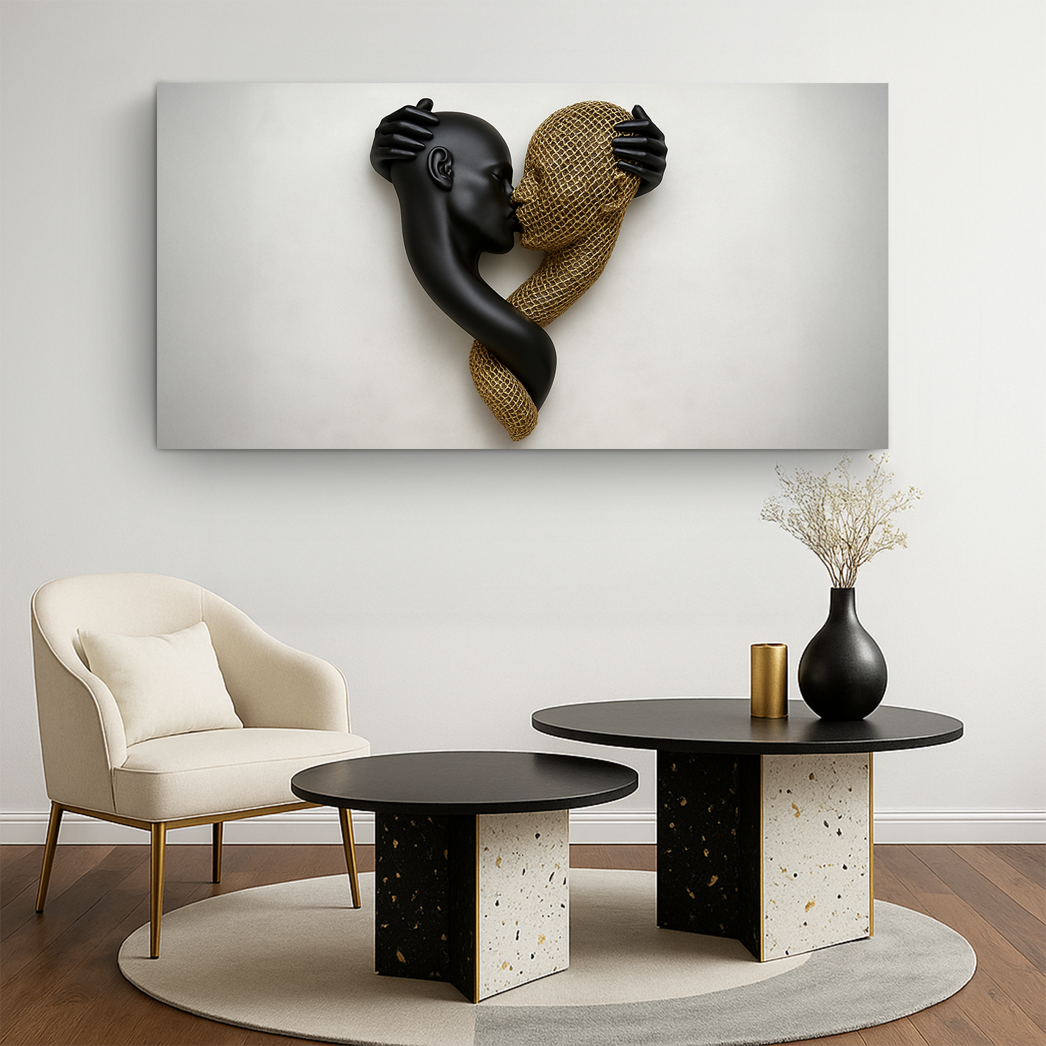 Eternal Love Figure Abstract Wall Art IV on sale at MyriadMart