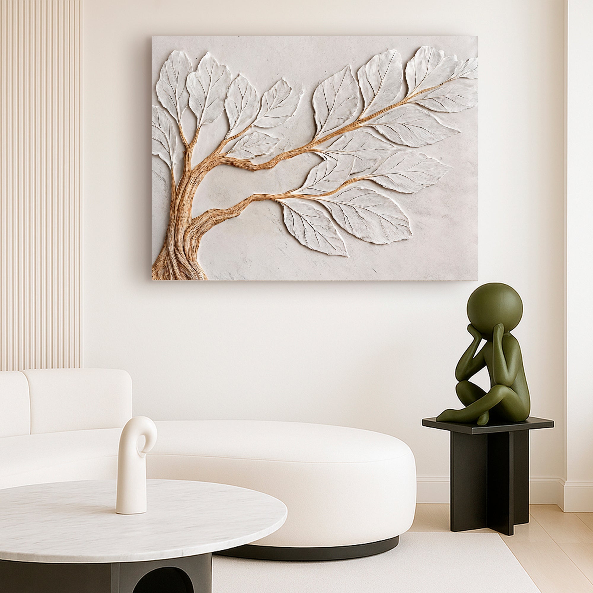Calm In Ivory Clay Wall Art on sale at MyriadMart