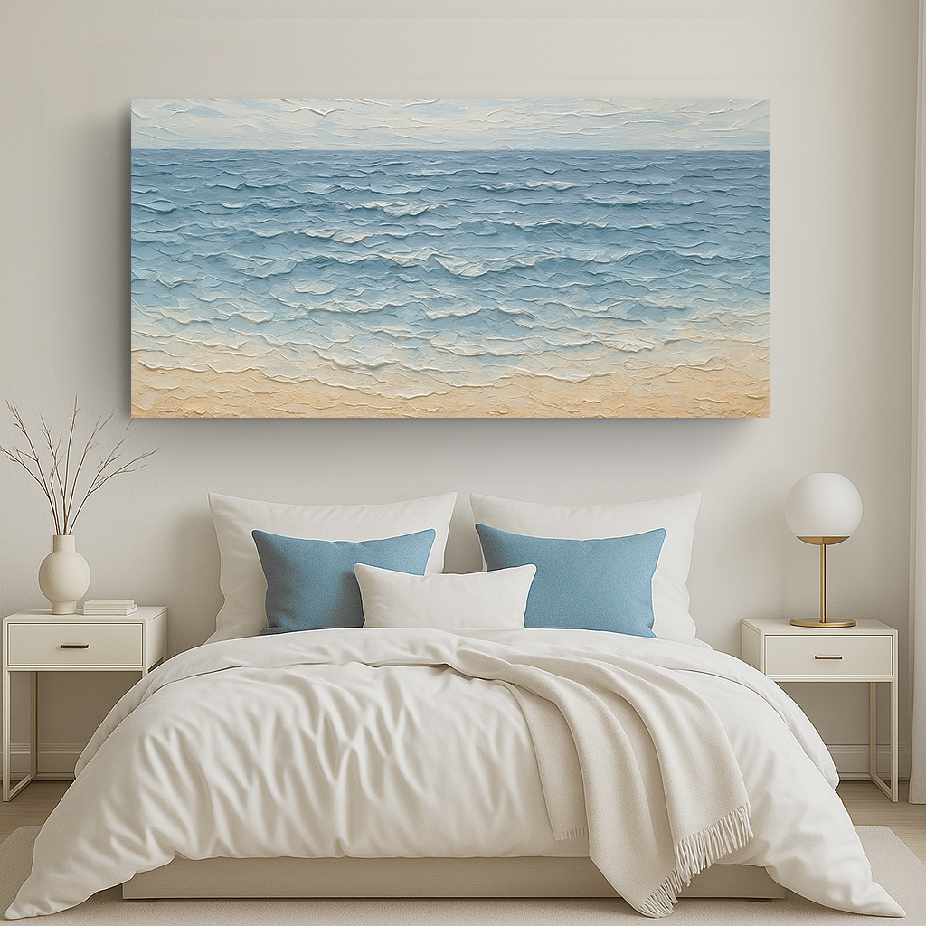 Serene Ocean Wave Coastal Wall Art VI on sale at MyriadMart