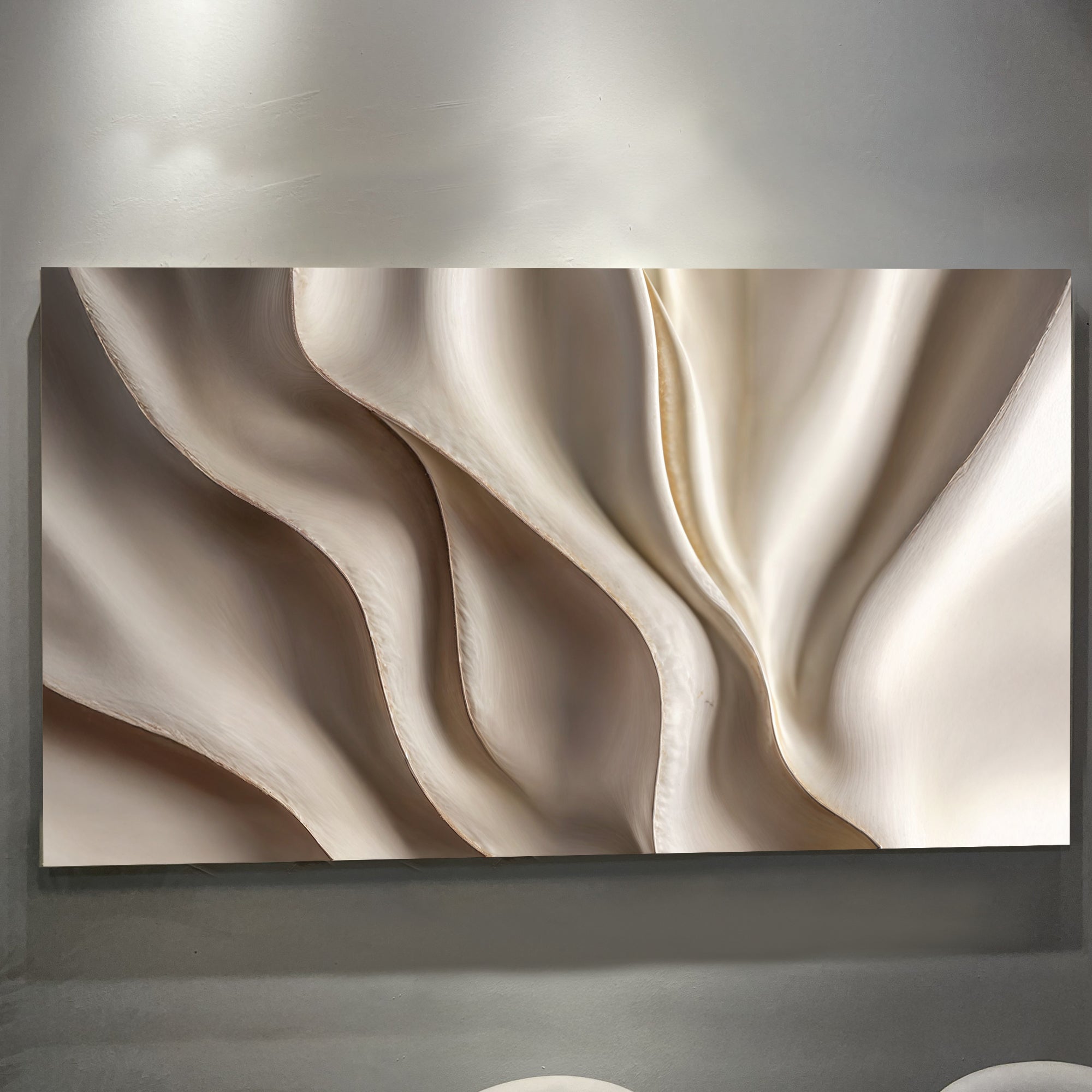 Beige Minimalist Wall Art V on sale at MyriadMart
